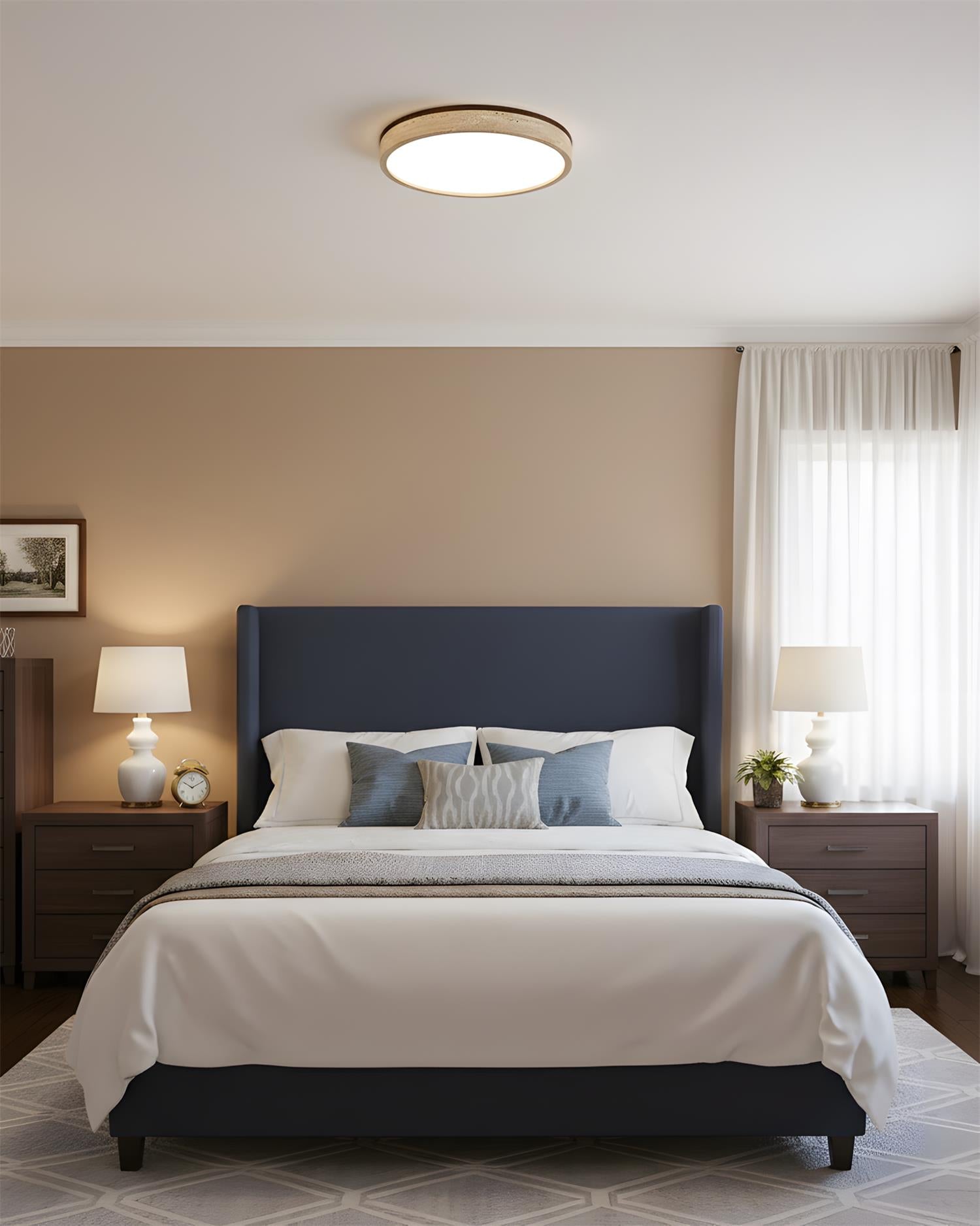 Travertine Ceiling Lamp
