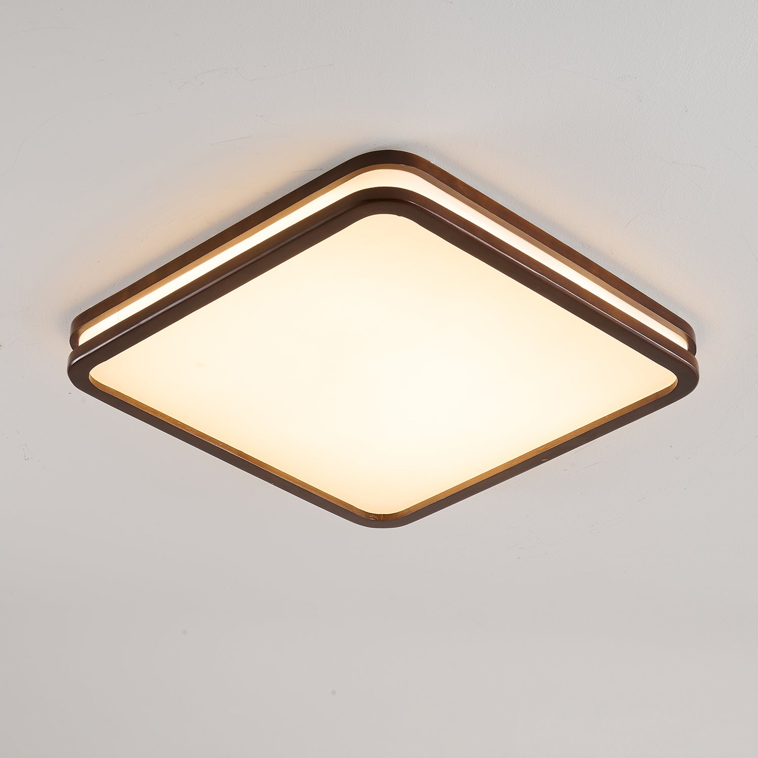 Nysilos Modern Minimalist Wood Ceiling Light-Neutral Decor