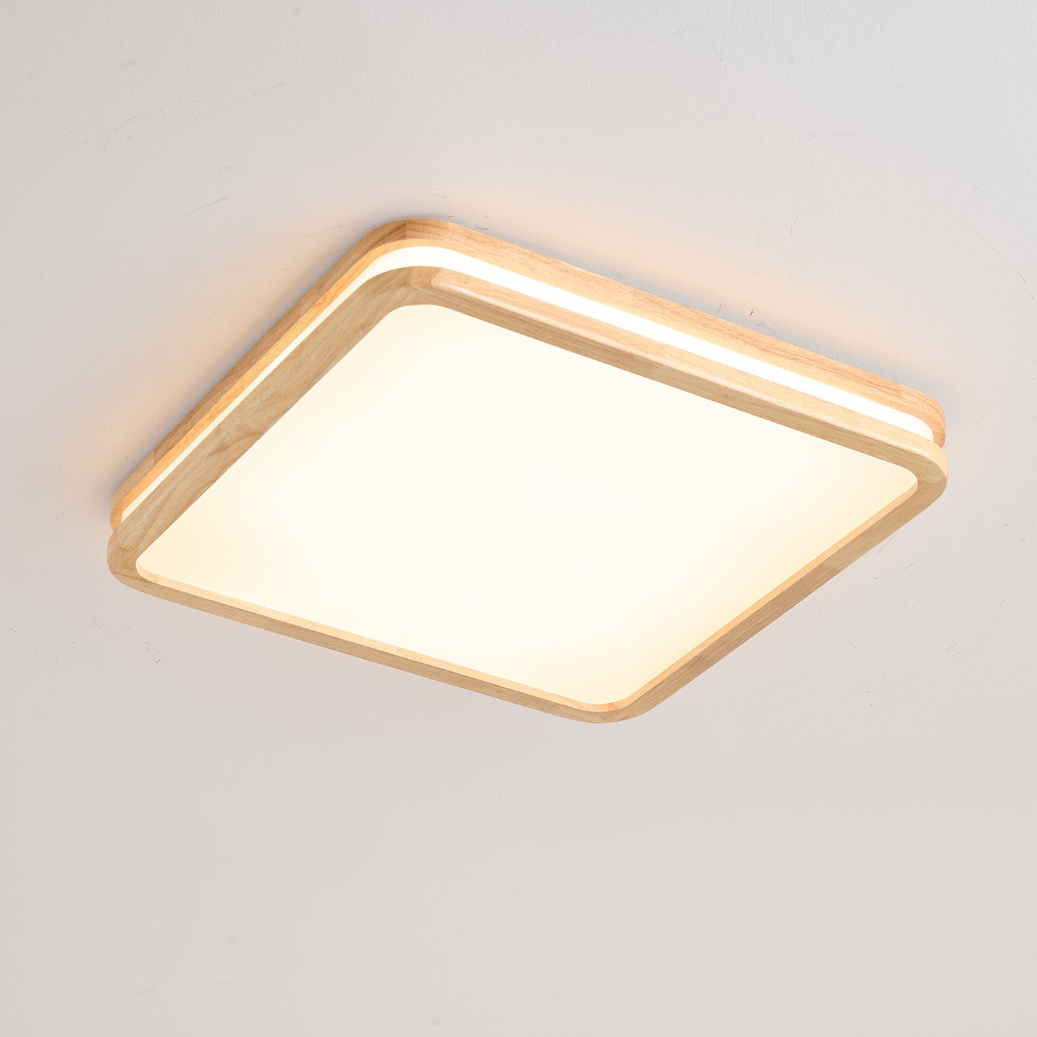 Nysilos Modern Minimalist Wood Ceiling Light-Neutral Decor