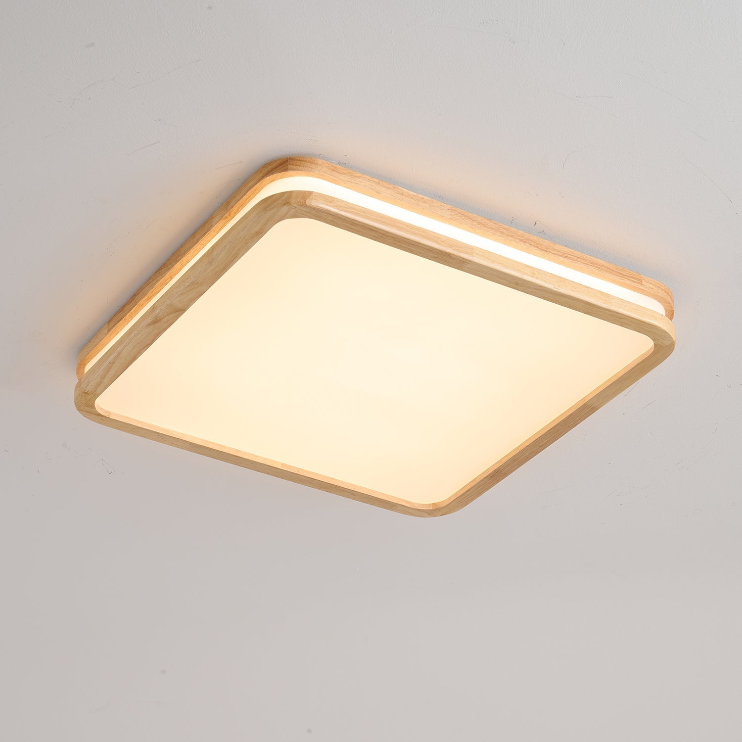 Nysilos Modern Minimalist Wood Ceiling Light-Neutral Decor