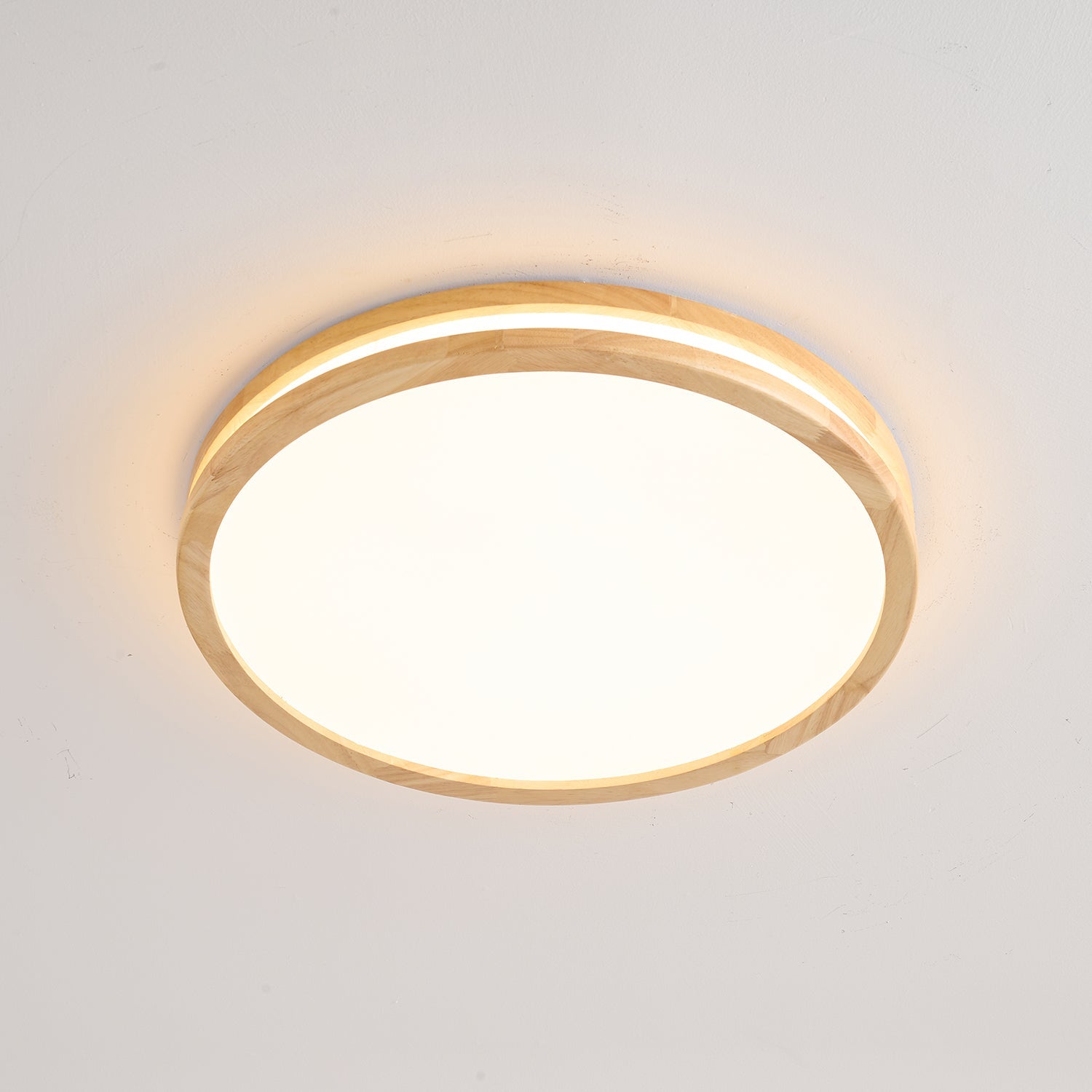 Nysilos Modern Minimalist Wood Ceiling Light-Neutral Decor