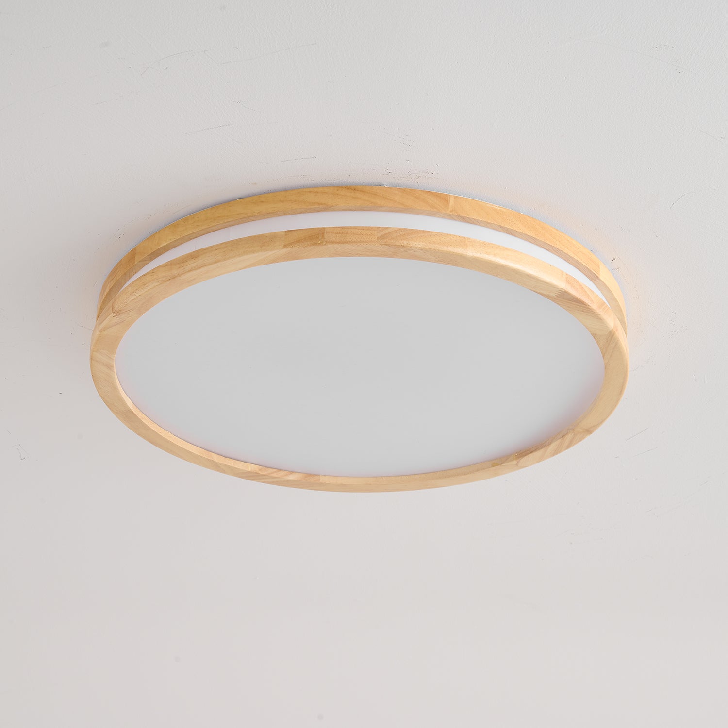Nysilos Modern Minimalist Wood Ceiling Light-Neutral Decor