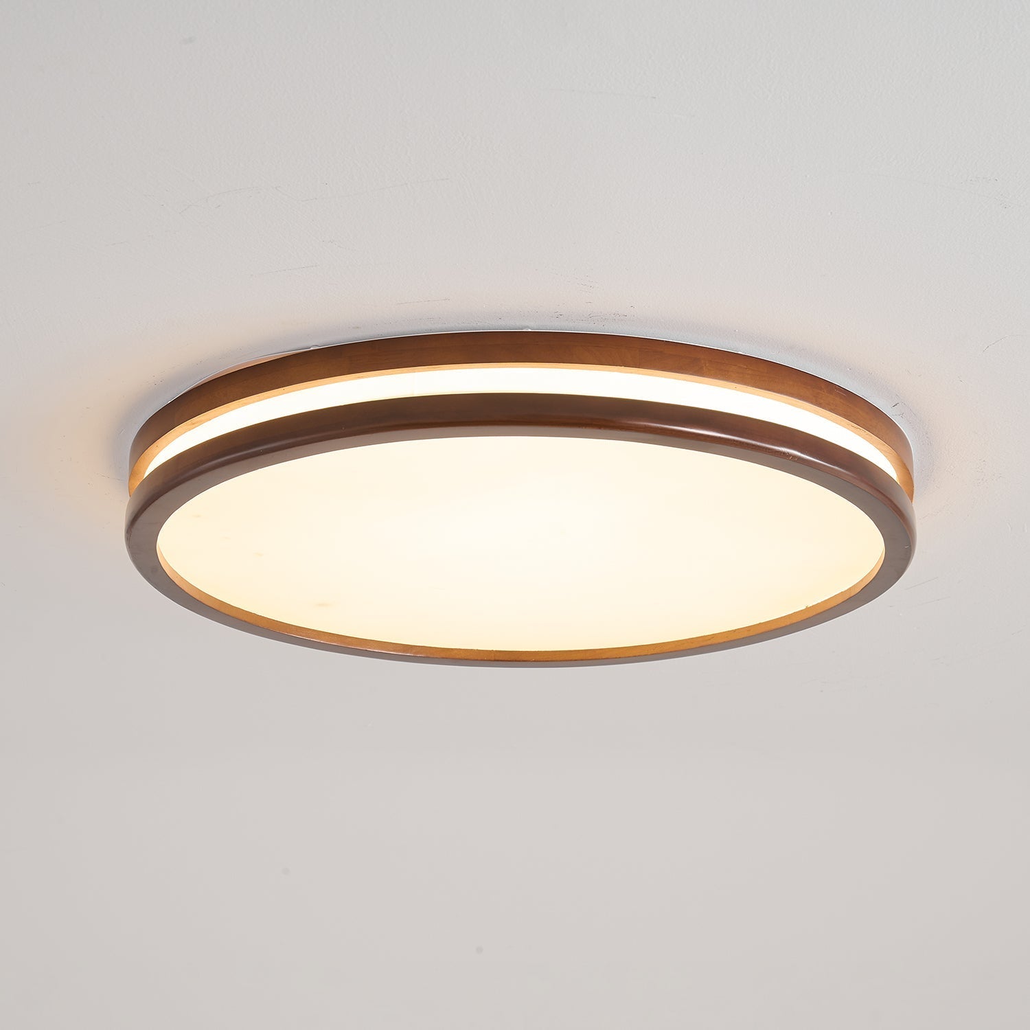 Nysilos Modern Minimalist Wood Ceiling Light-Neutral Decor