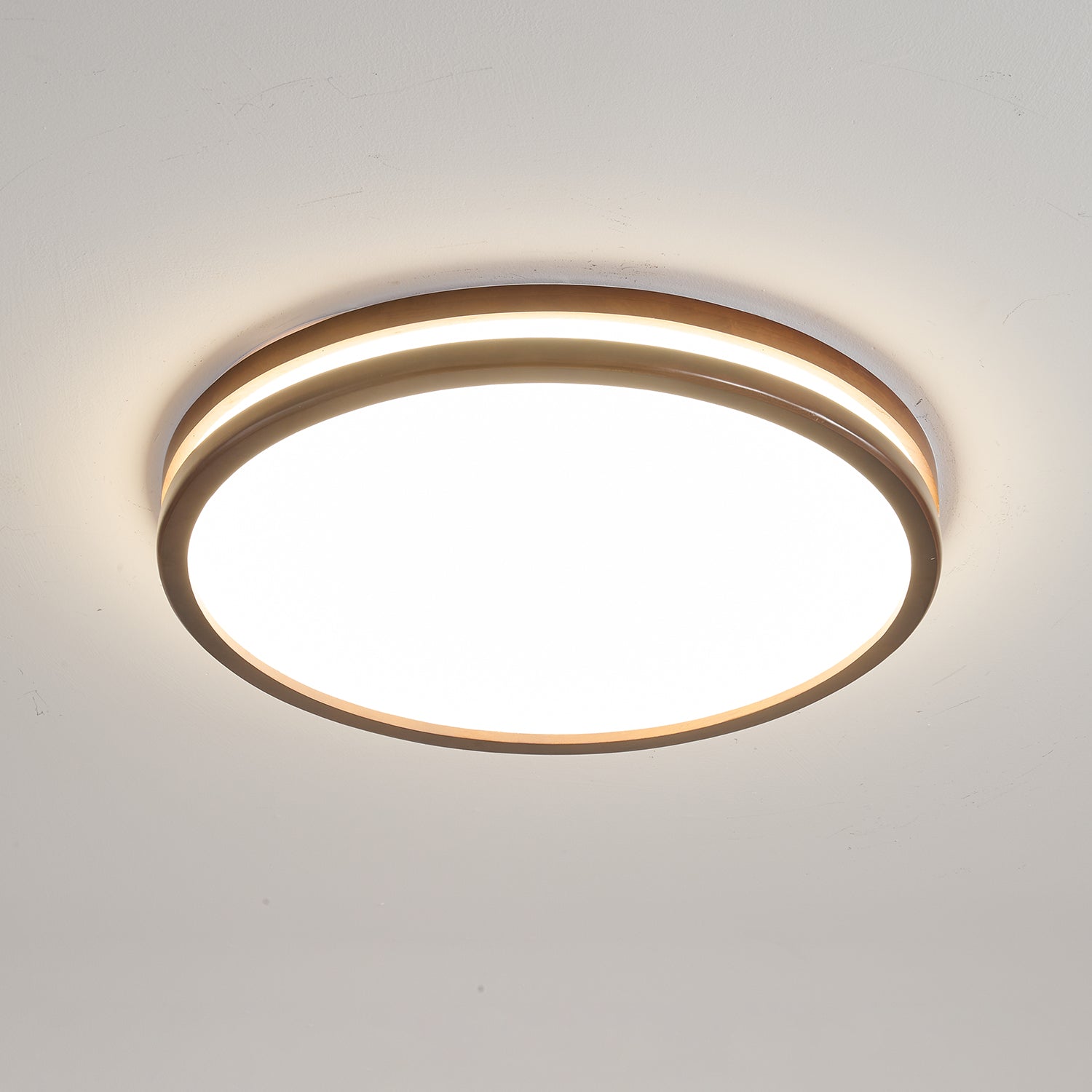 Nysilos Modern Minimalist Wood Ceiling Light-Neutral Decor