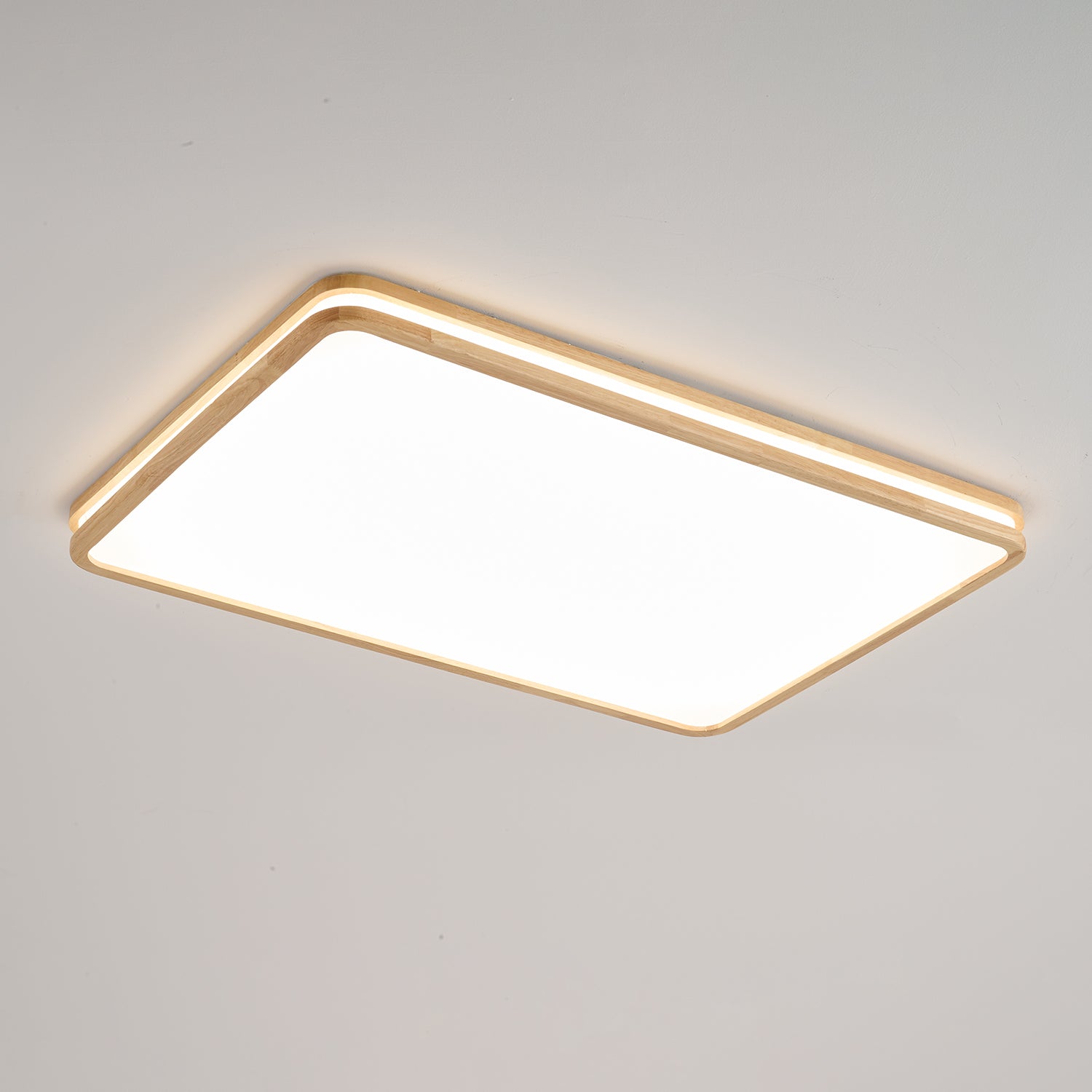 Nysilos Modern Minimalist Wood Ceiling Light-Neutral Decor