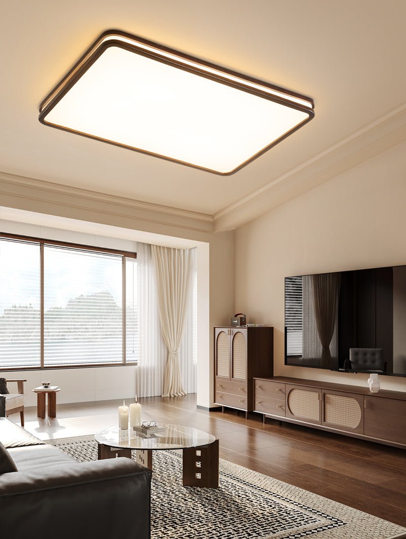 Nysilos Modern Minimalist Wood Ceiling Light-Neutral Decor
