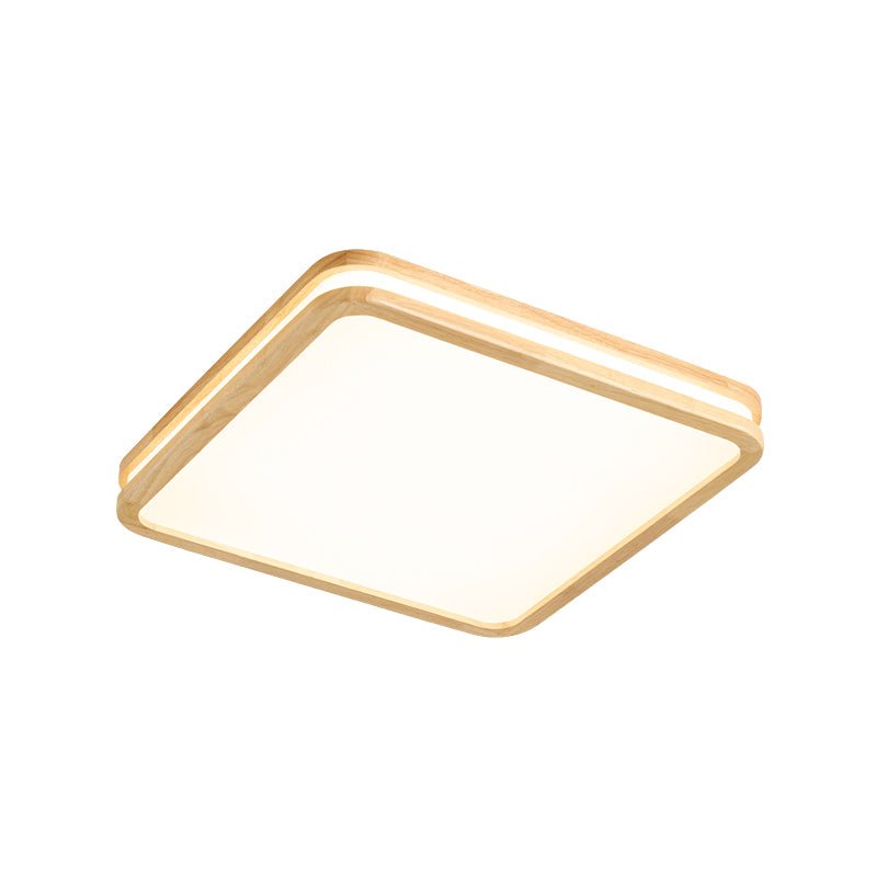 Nysilos Modern Minimalist Wood Ceiling Light-Neutral Decor