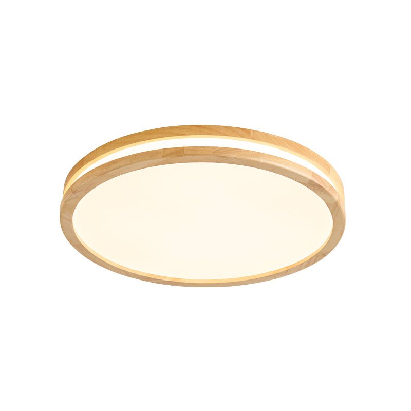 Nysilos Modern Minimalist Wood Ceiling Light-Neutral Decor