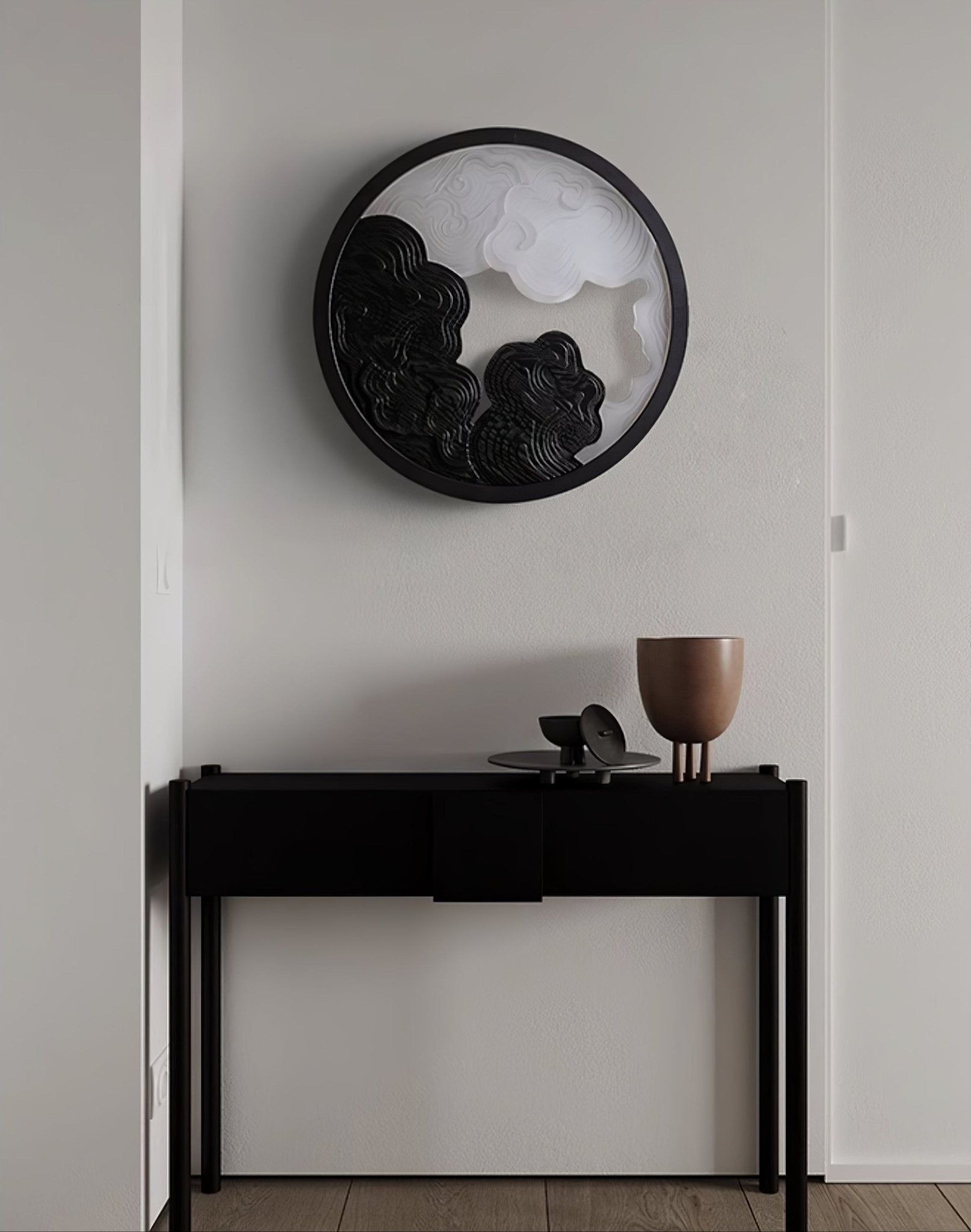 Grayson Modern Wood Wall Lamp-Neutral Decor