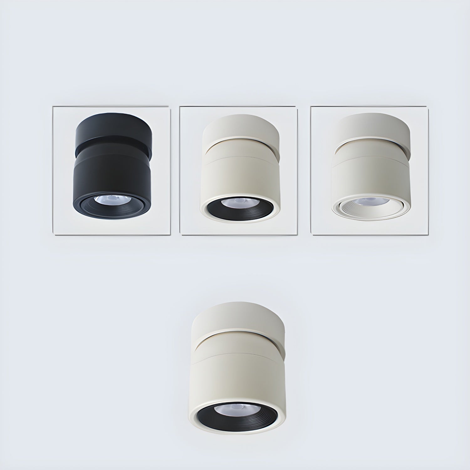 Coriel Modern Minimalist Rotating Surface Downlight Ceiling lamp-Neutral Decor