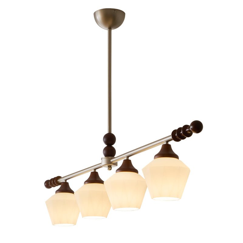 Vosole Traditional Elegance Vintage Wood Chandelier-Neutral Decor