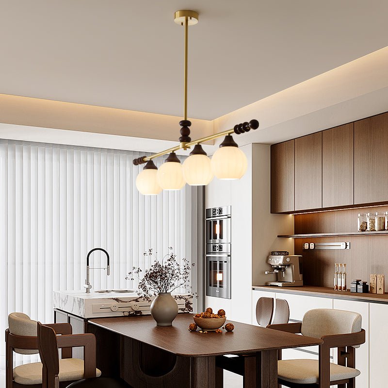 Vosole Traditional Elegance Vintage Wood Chandelier-Neutral Decor