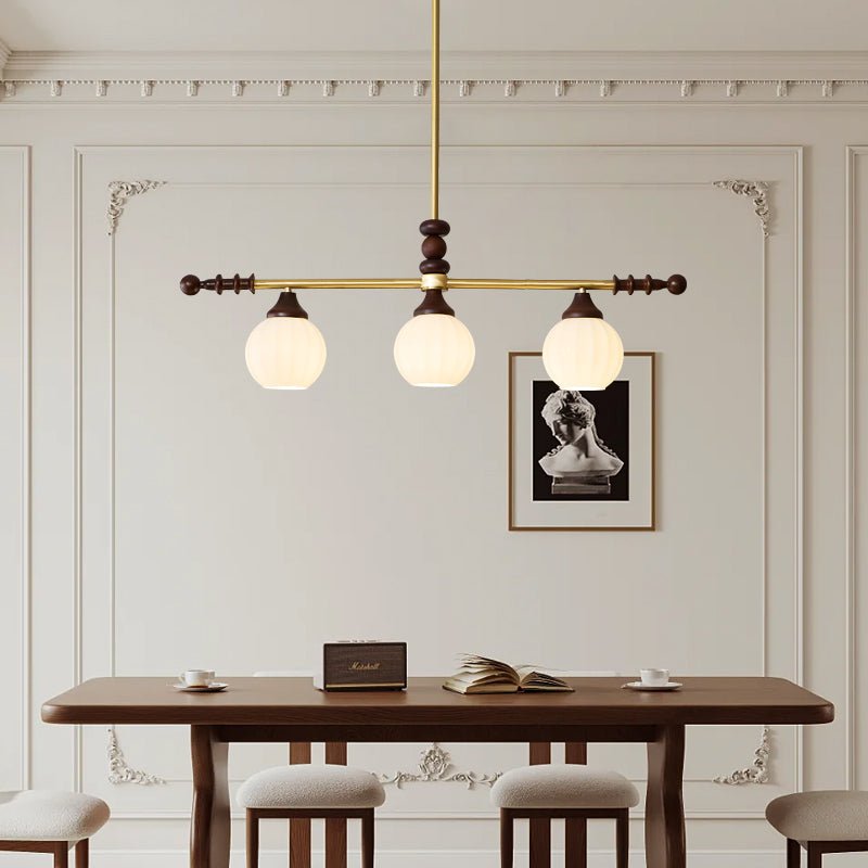 Vosole Traditional Elegance Vintage Wood Chandelier-Neutral Decor