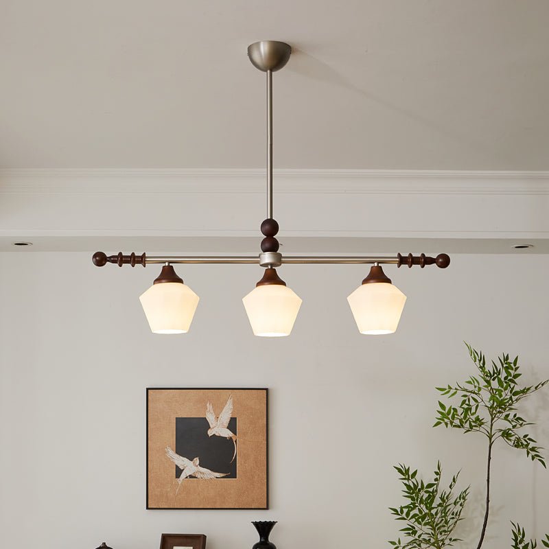 Vosole Traditional Elegance Vintage Wood Chandelier-Neutral Decor