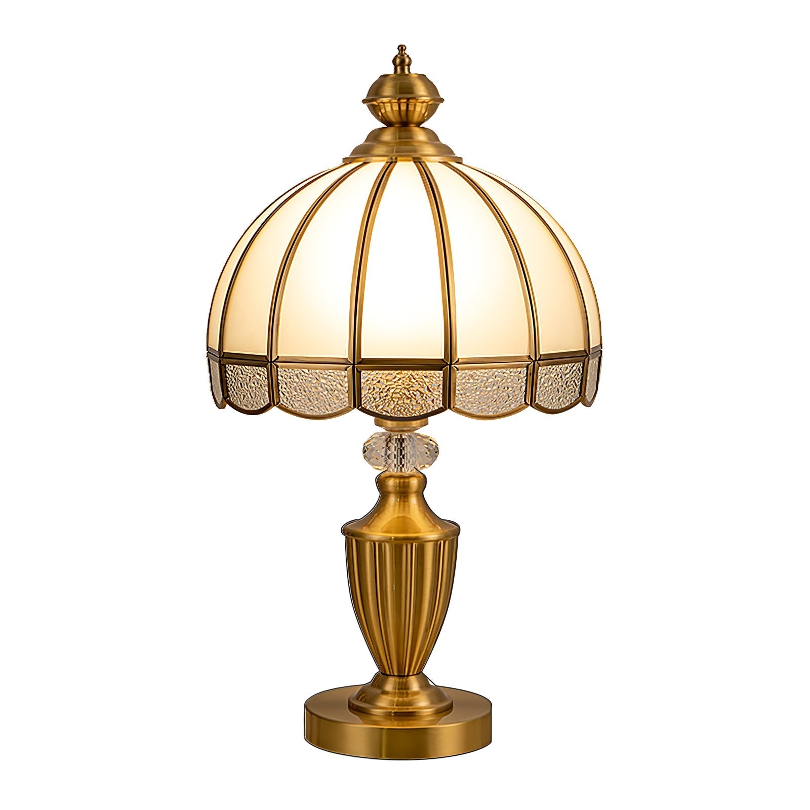 Opaline Glass Classic Table Lamp-Neutral Decor