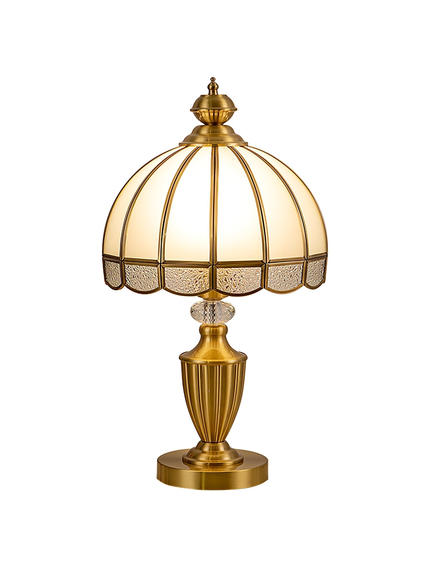 Opaline Glass Classic Table Lamp-Neutral Decor