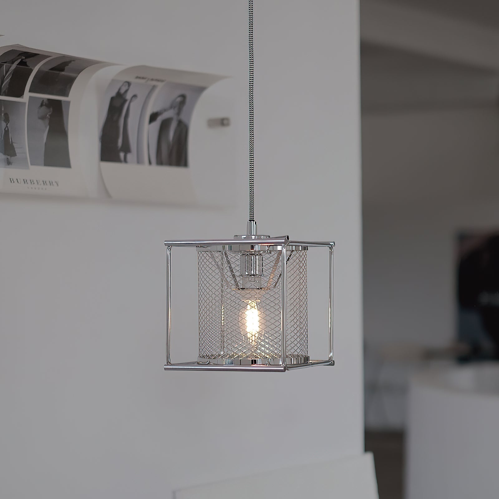 Clarus Pendant Lamp in a contemporary dining room setting.