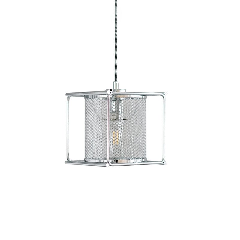 Clarus Pendant Lamp with a warm-toned bulb inside.