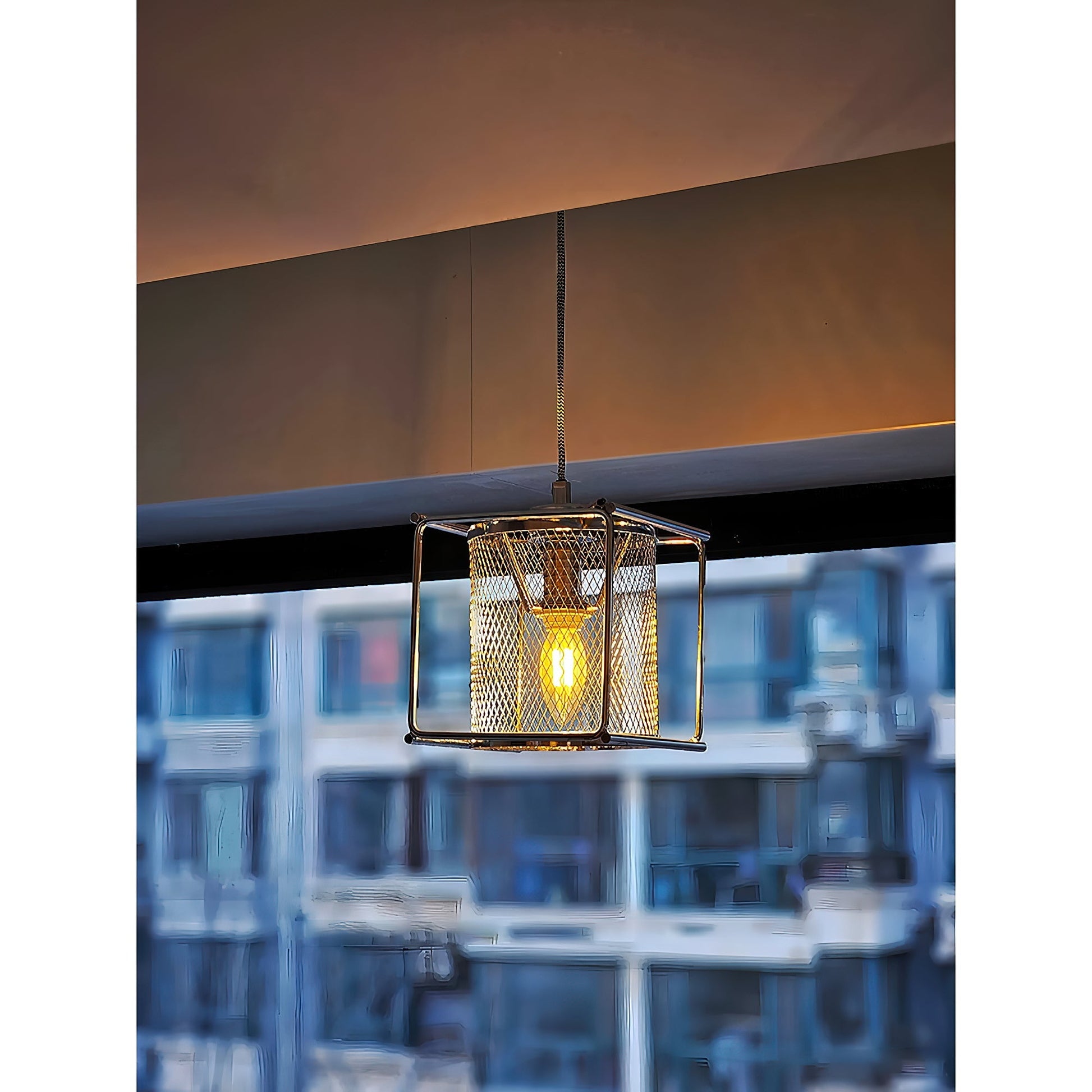 A pair of Clarus Pendant Lamps creating symmetrical lighting.