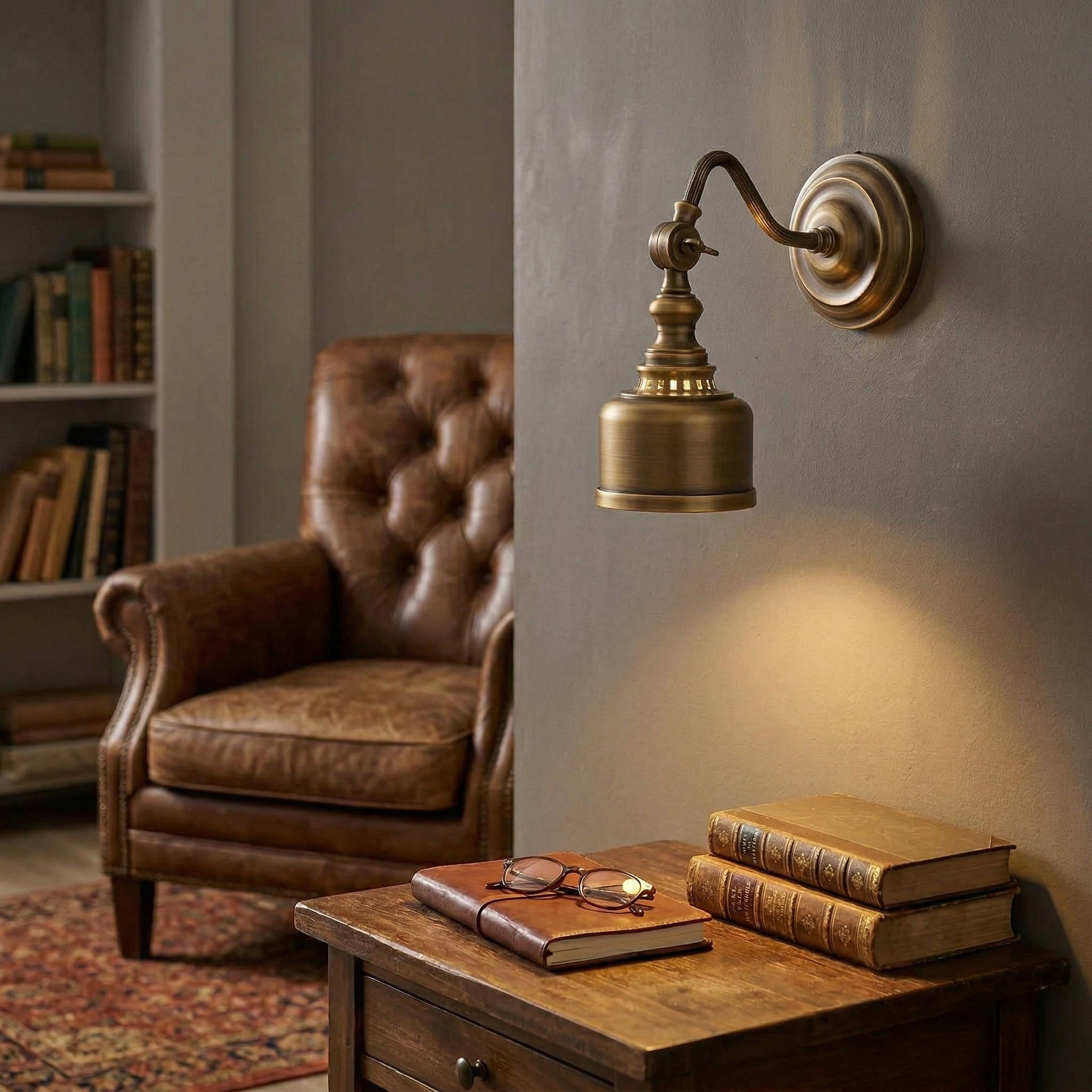 Side view of the Addison Wall Sconce showing its 14-inch projection.