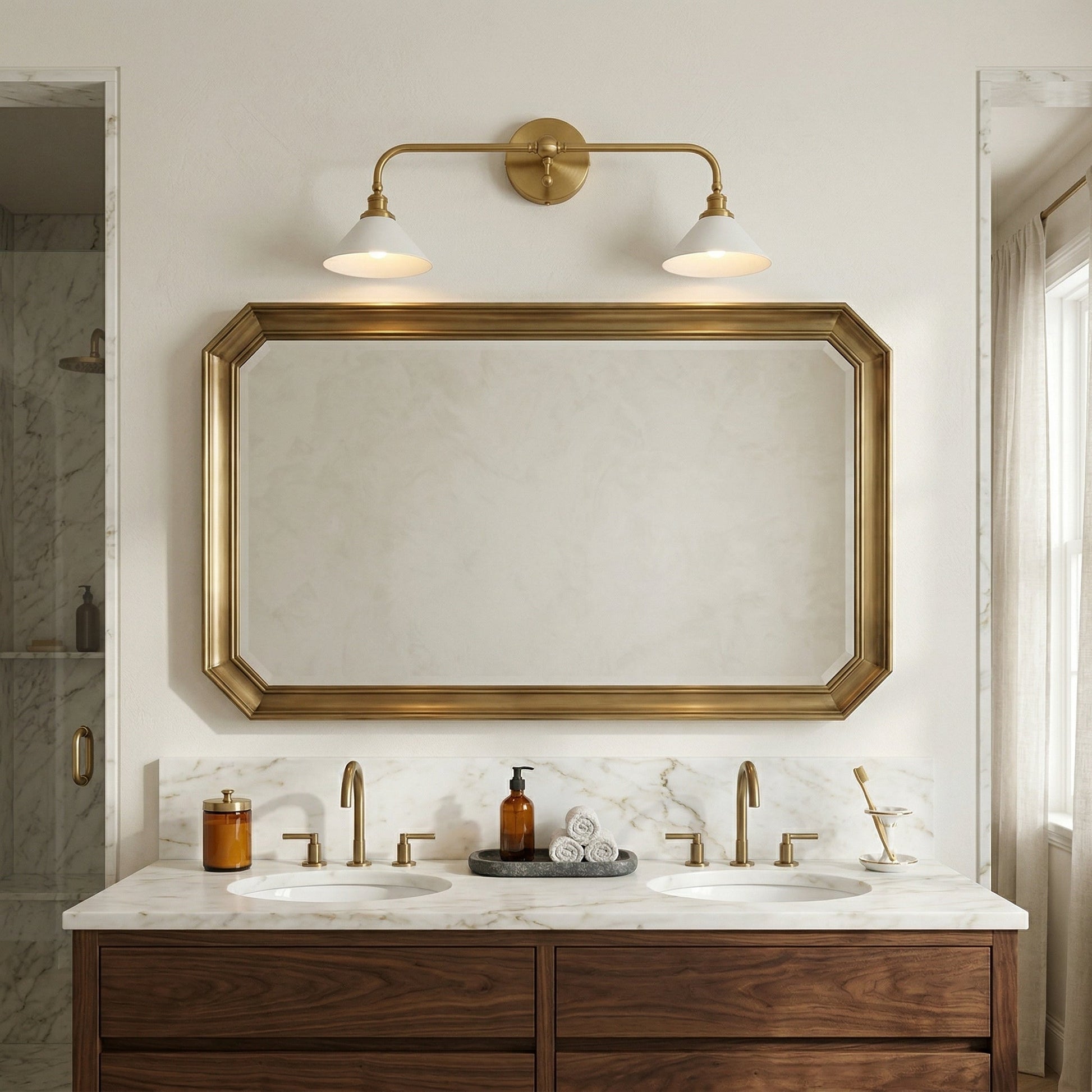 Thetford Wall Sconce shown from a side angle to highlight its silhouette.