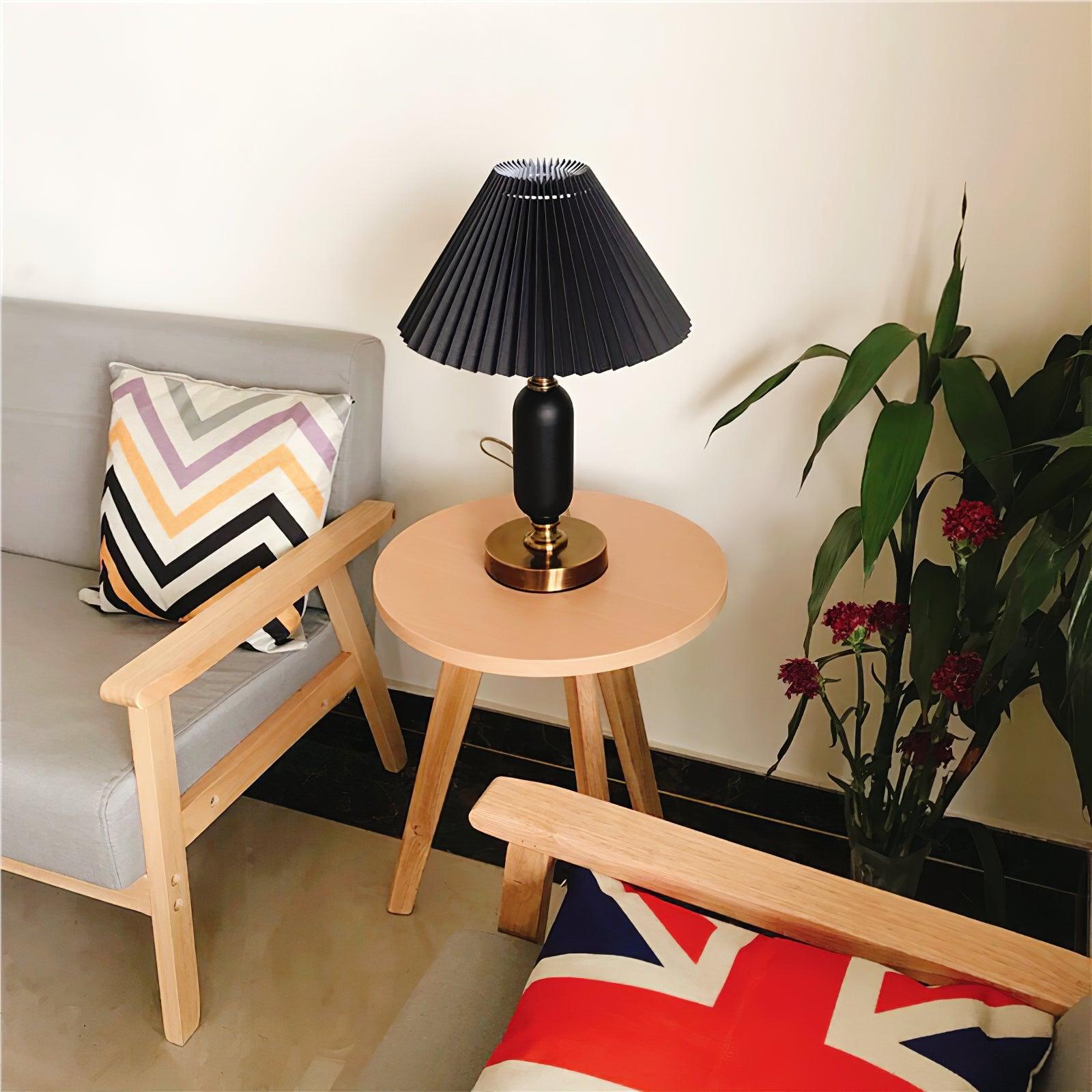 Aurmarila Fabric Table Lamp-Neutral Decor