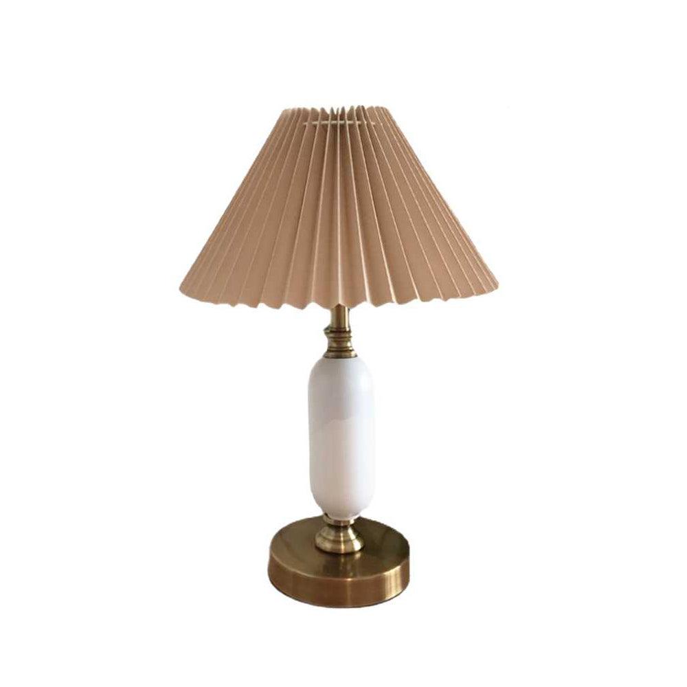 Aurmarila Fabric Table Lamp-Neutral Decor