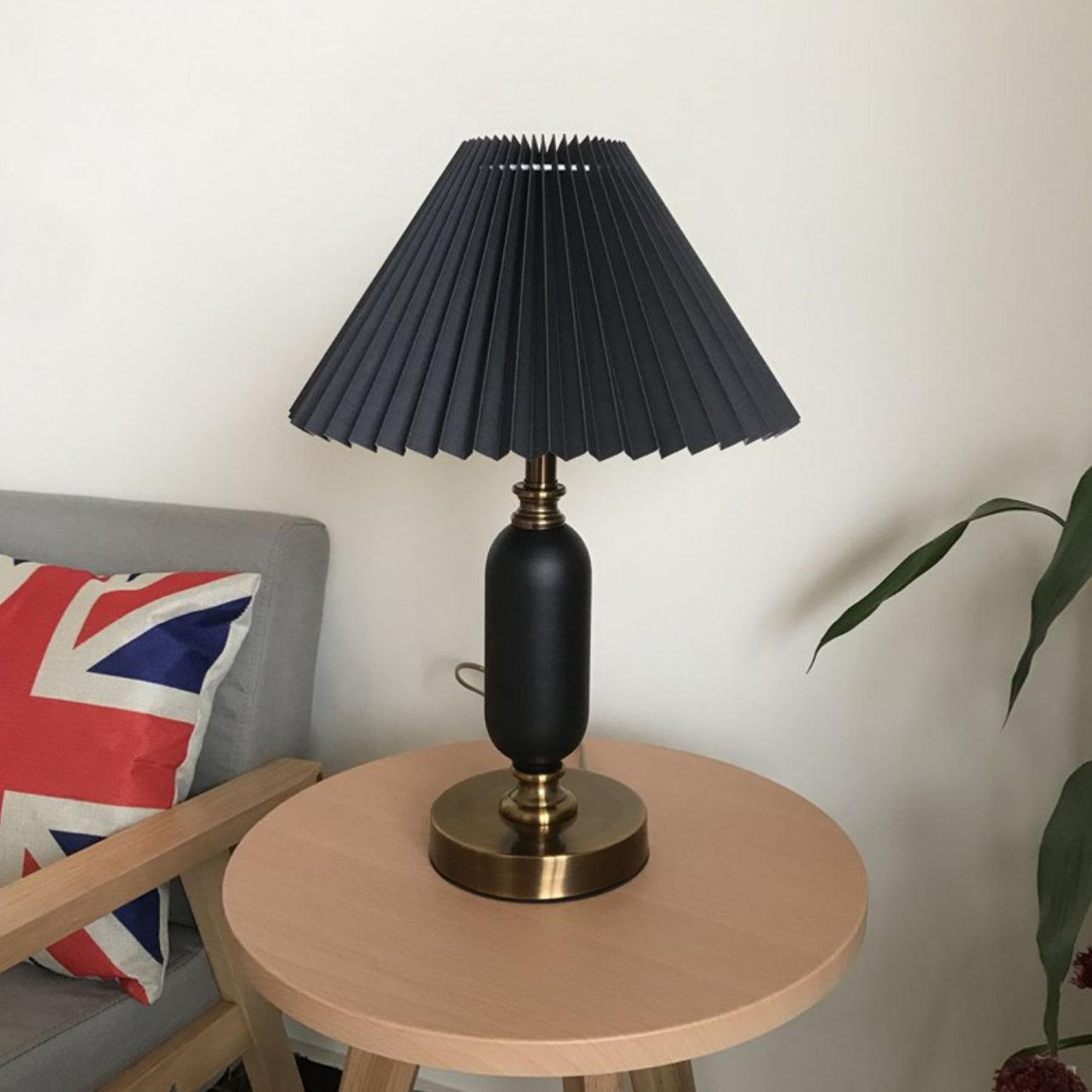 Aurmarila Fabric Table Lamp-Neutral Decor