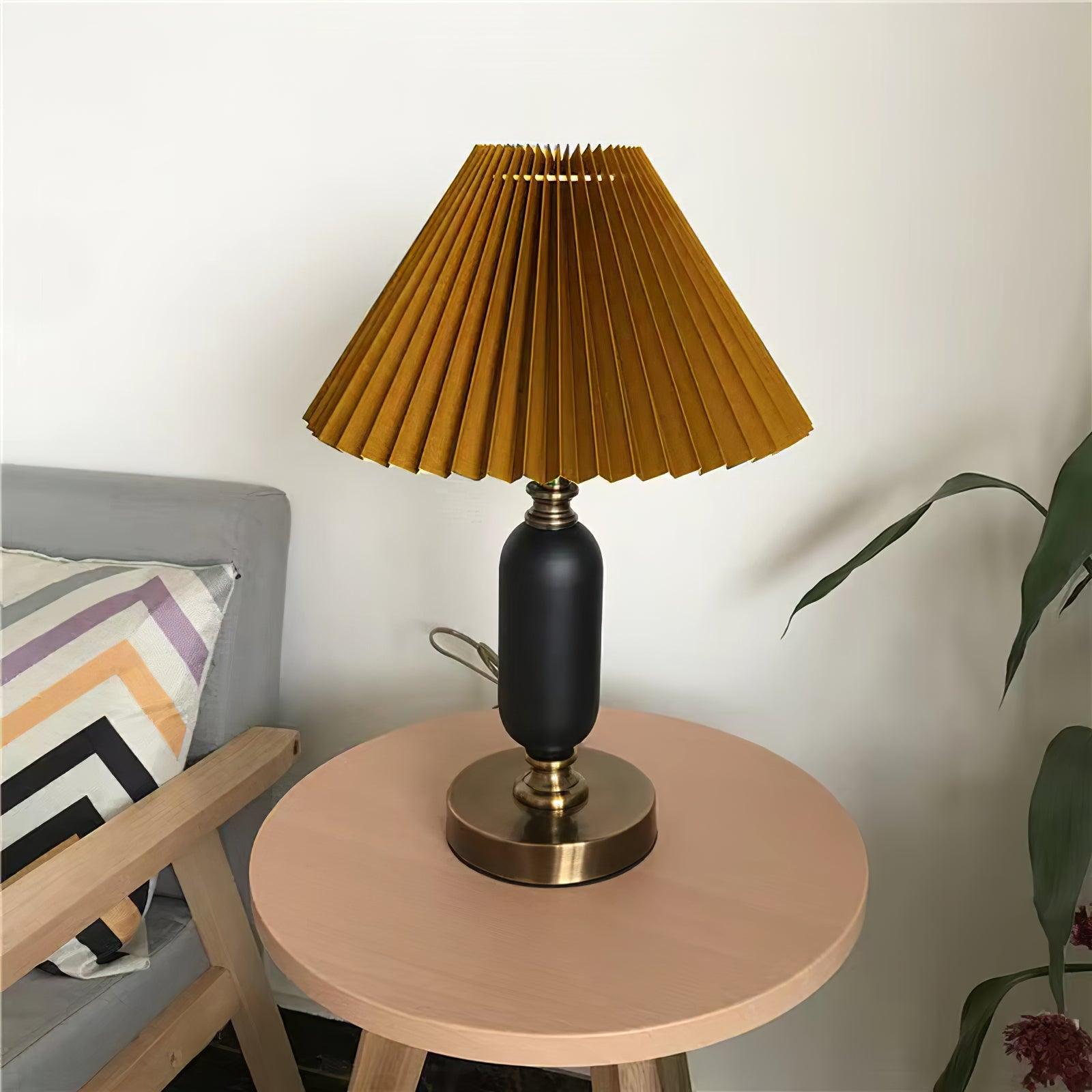 Aurmarila Fabric Table Lamp-Neutral Decor