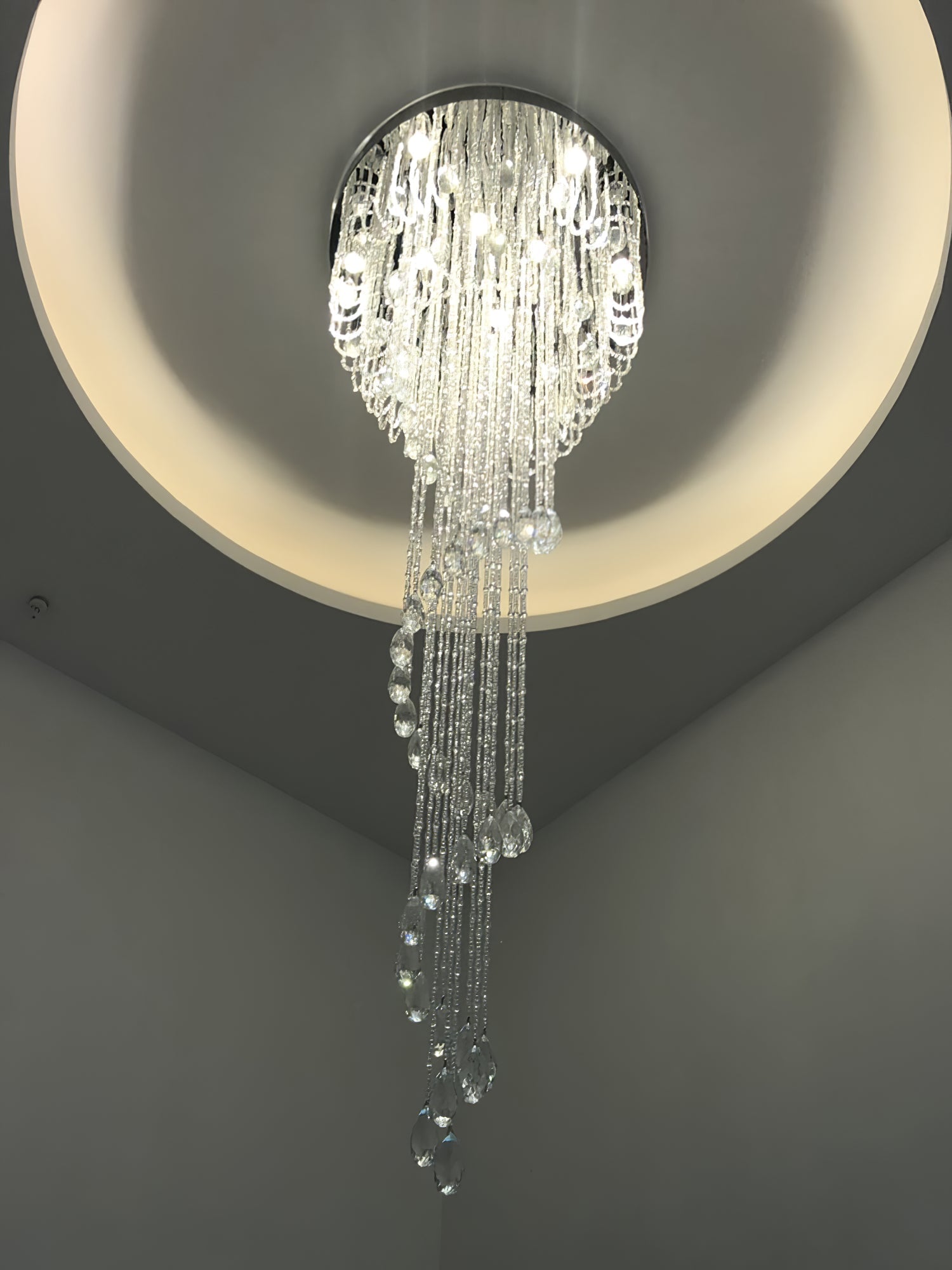 Evlaeia Postmodern Luxury Classic Crystal Chandelier-Neutral Decor