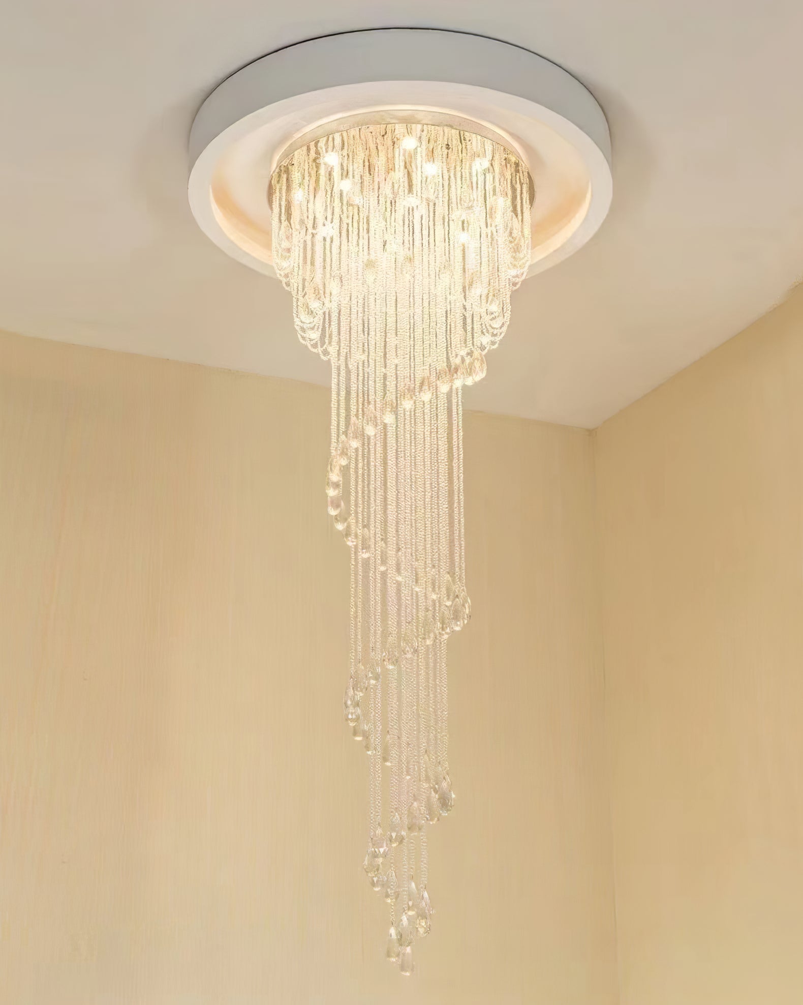 Evlaeia Postmodern Luxury Classic Crystal Chandelier-Neutral Decor