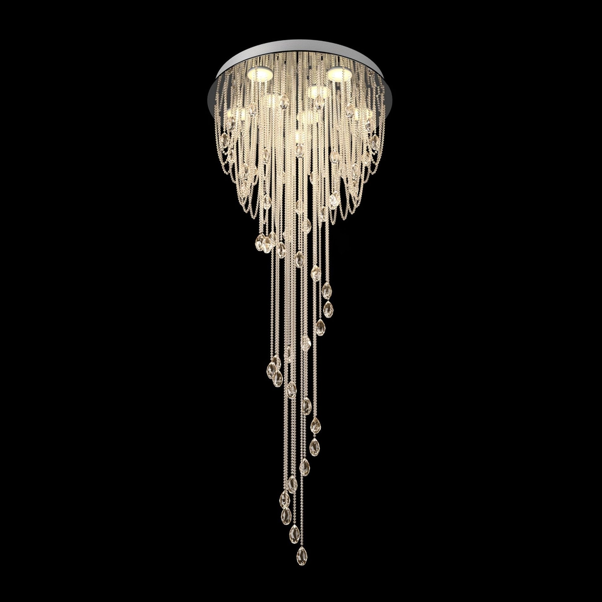 Evlaeia Postmodern Luxury Classic Crystal Chandelier-Neutral Decor