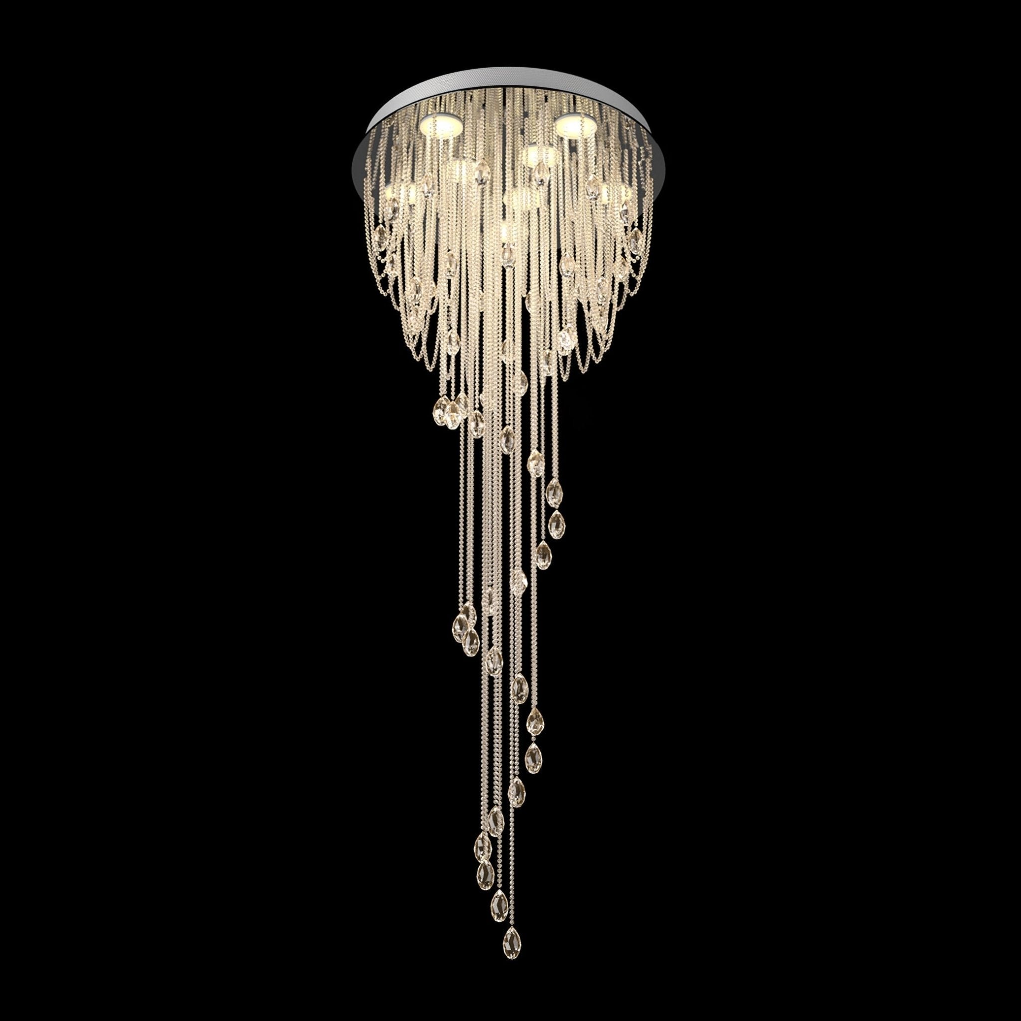 Evlaeia Postmodern Luxury Classic Crystal Chandelier-Neutral Decor