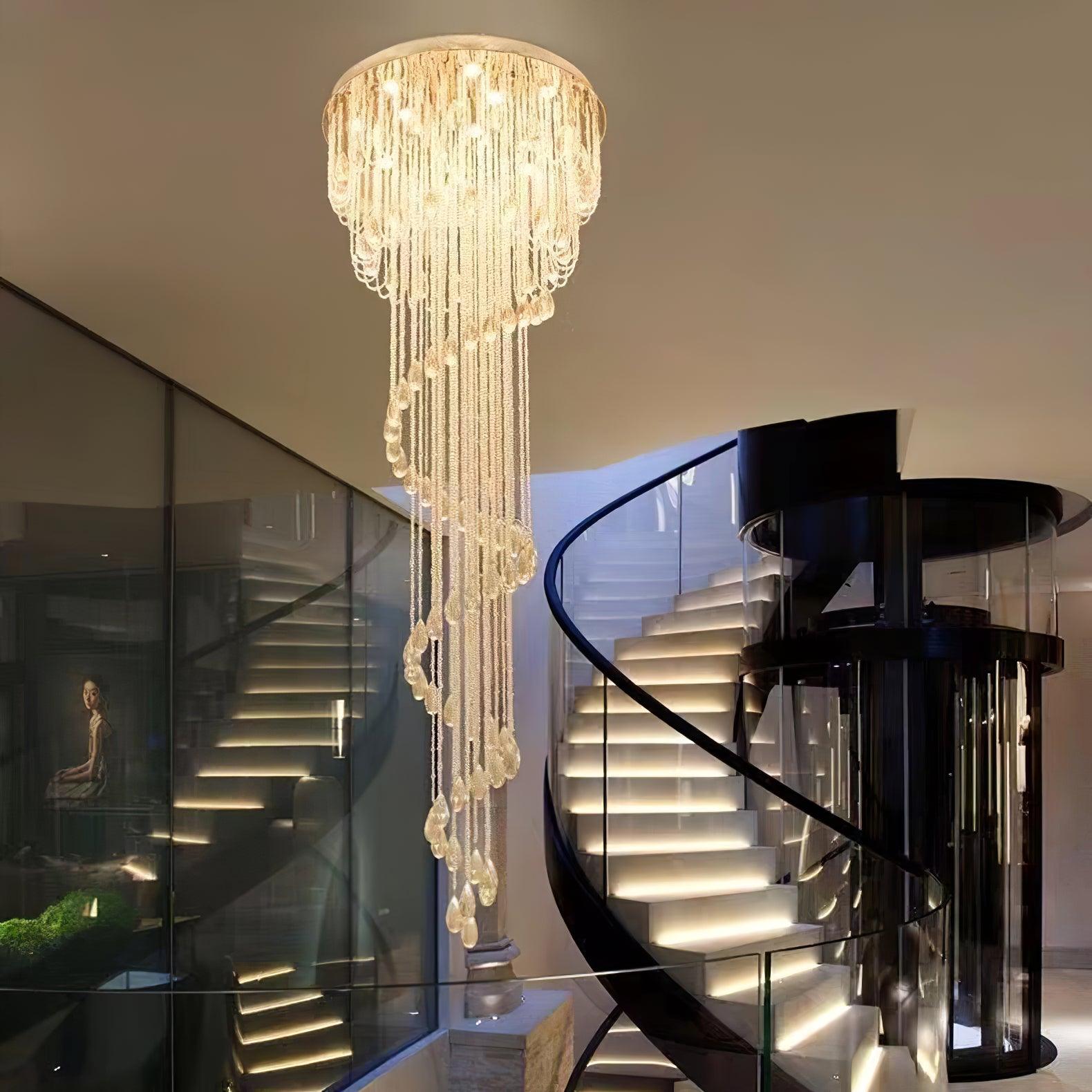 Evlaeia Postmodern Luxury Classic Crystal Chandelier-Neutral Decor
