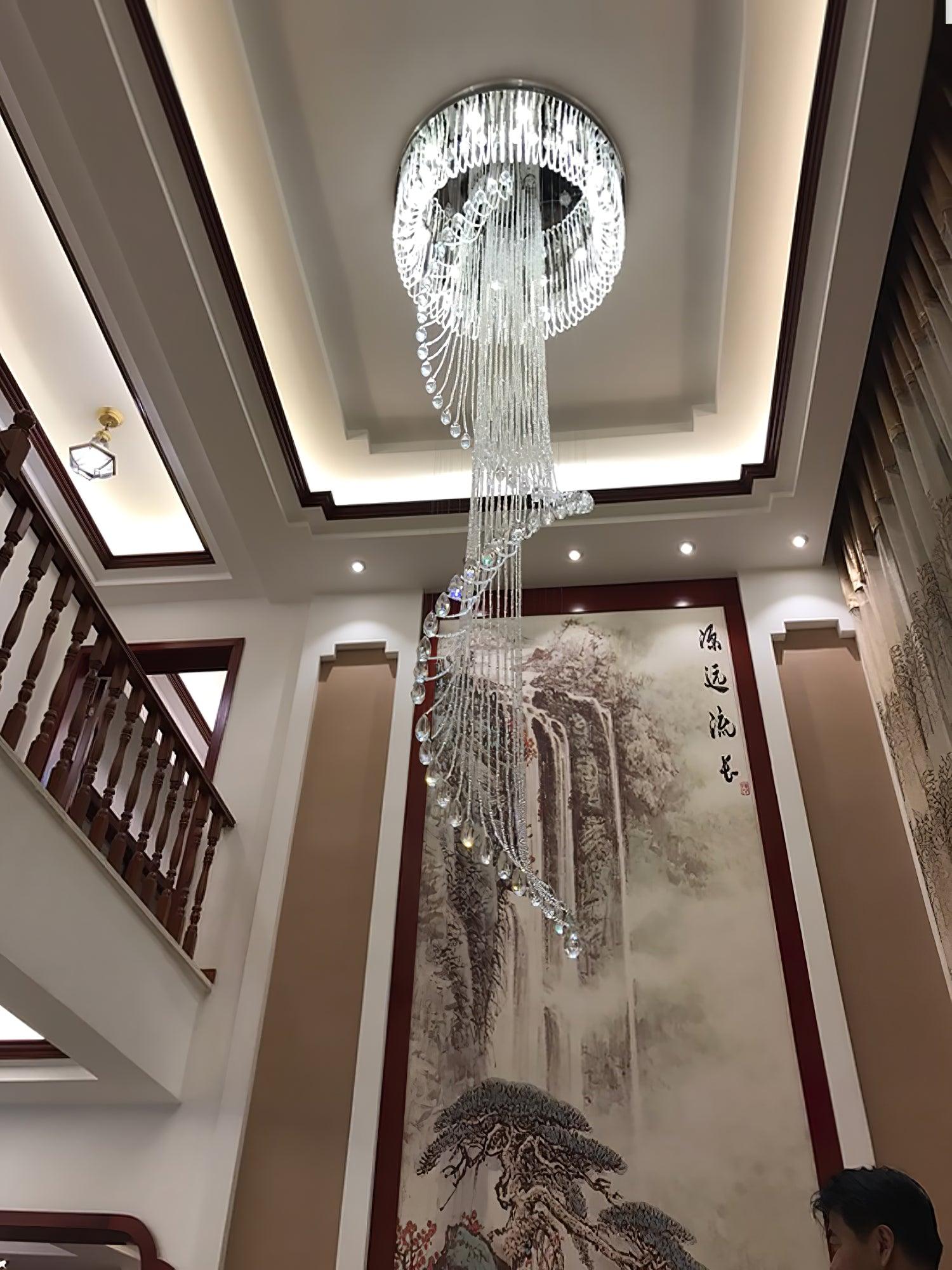 Evlaeia Postmodern Luxury Classic Crystal Chandelier-Neutral Decor