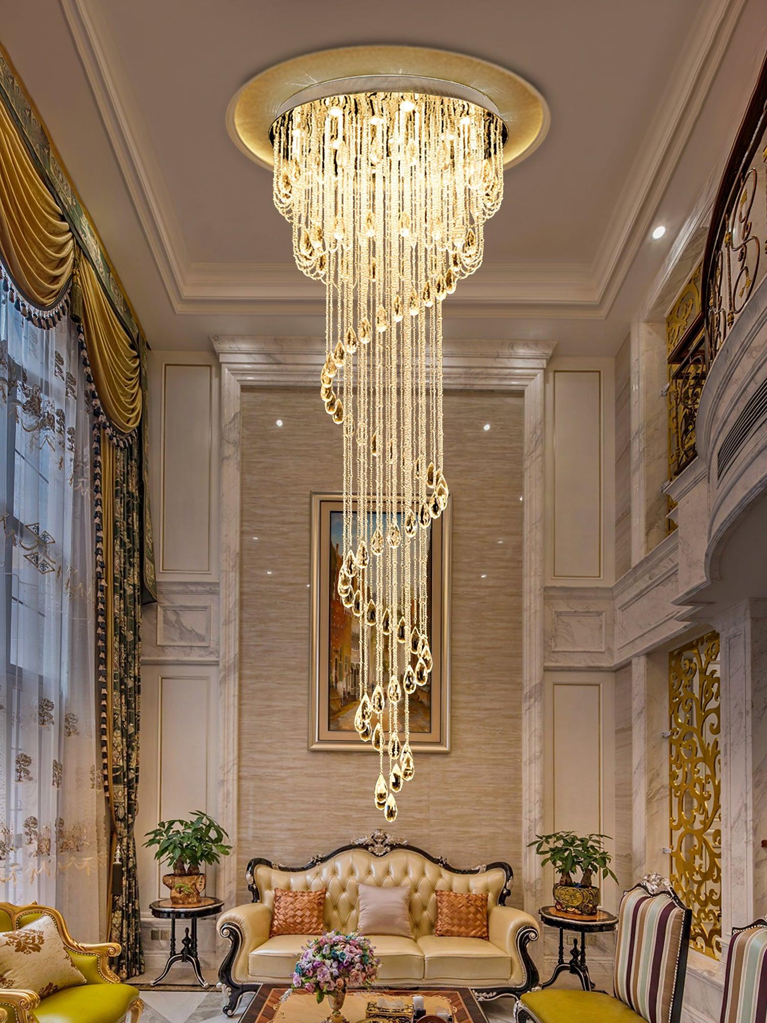 Evlaeia Postmodern Luxury Classic Crystal Chandelier-Neutral Decor