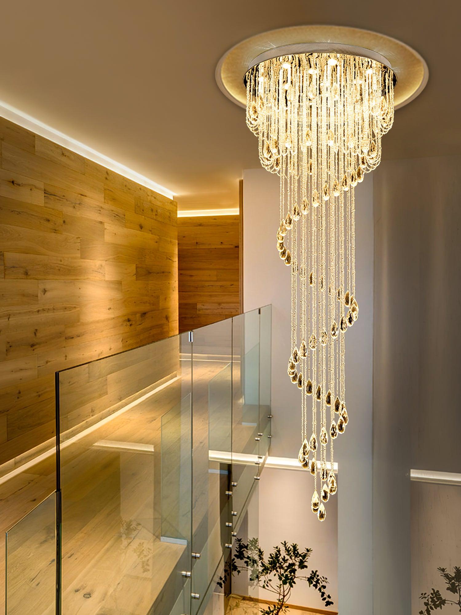 Evlaeia Postmodern Luxury Classic Crystal Chandelier-Neutral Decor