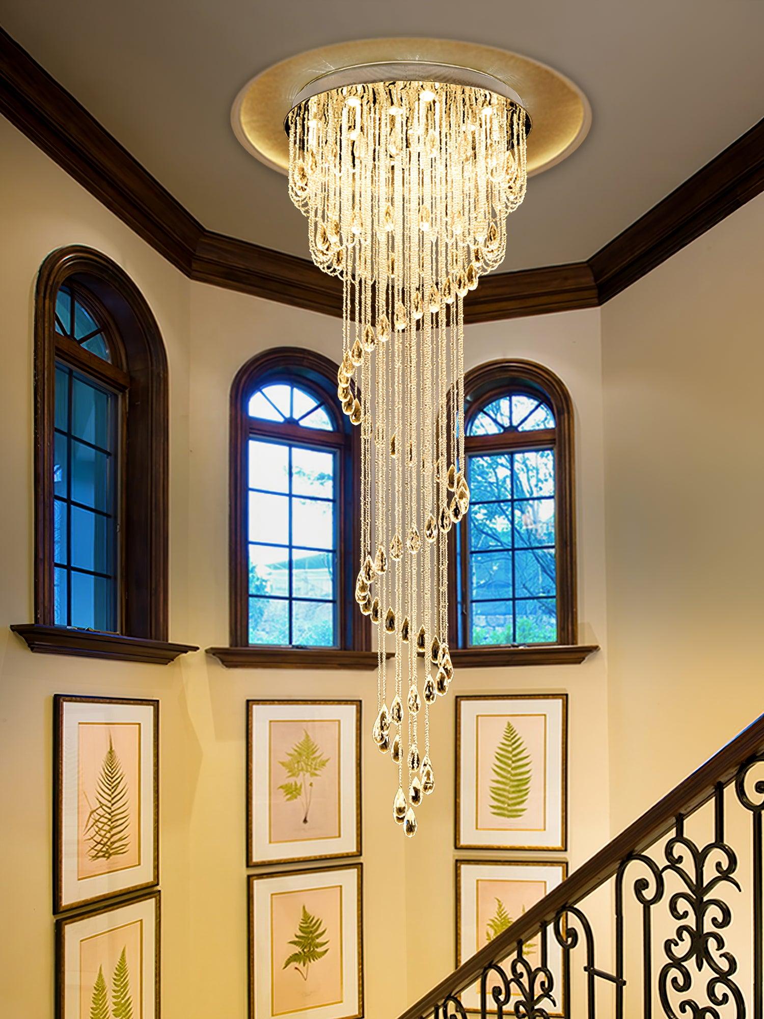 Evlaeia Postmodern Luxury Classic Crystal Chandelier-Neutral Decor