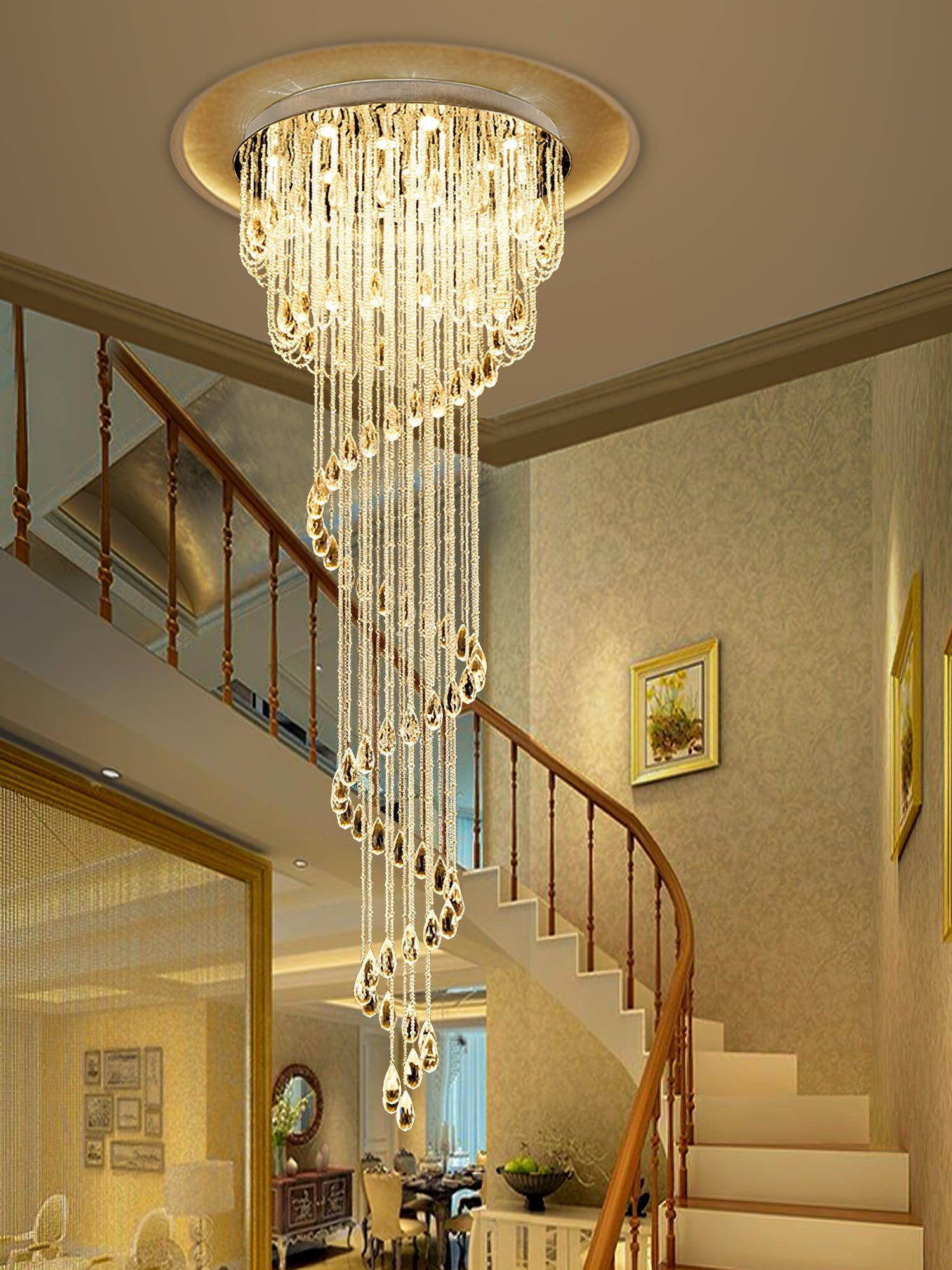 Evlaeia Postmodern Luxury Classic Crystal Chandelier-Neutral Decor
