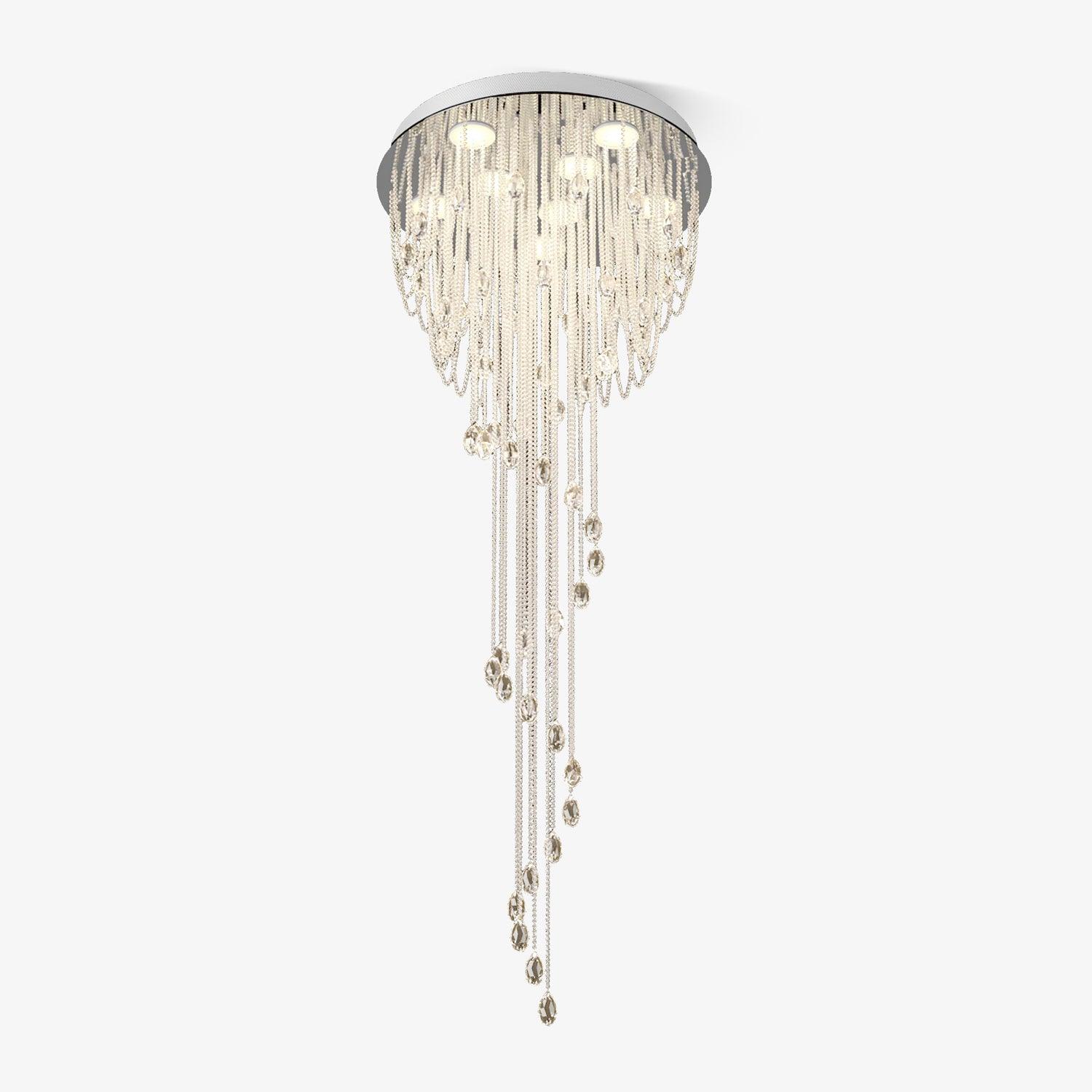 Evlaeia Postmodern Luxury Classic Crystal Chandelier-Neutral Decor