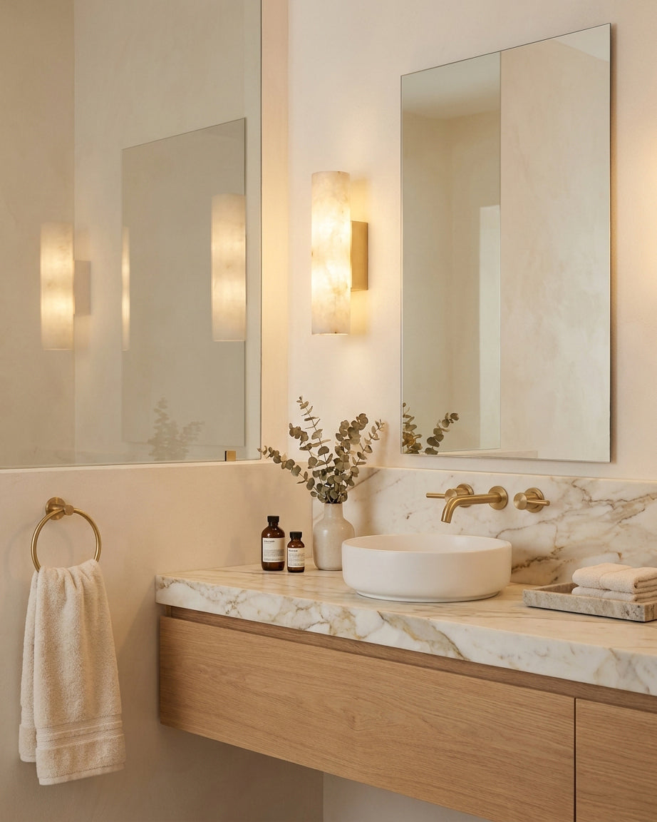 Eliora Alabaster Wall Sconce
