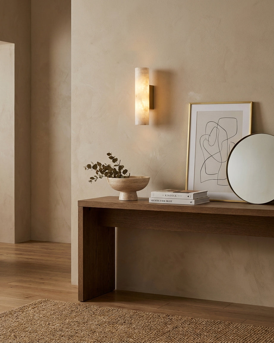 Eliora Alabaster Wall Sconce