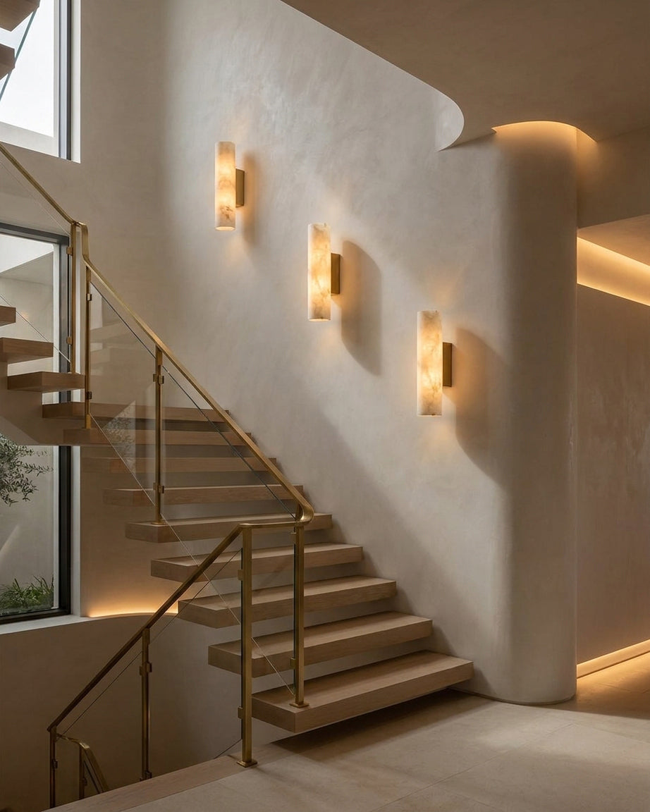 Eliora Alabaster Wall Sconce