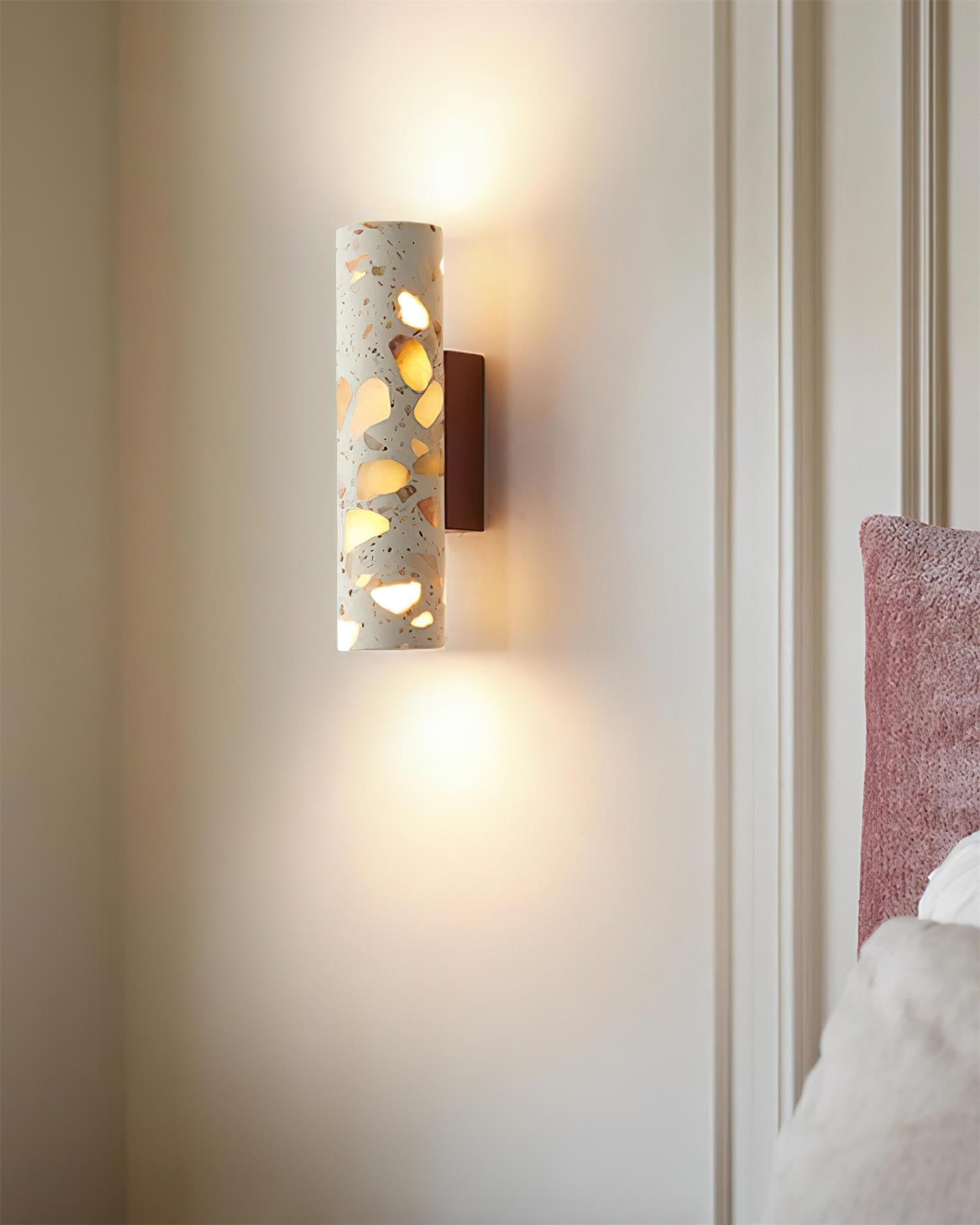 Orvian Wall Lamp Terrazzo Cylinder Minimalist-Neutral Decor