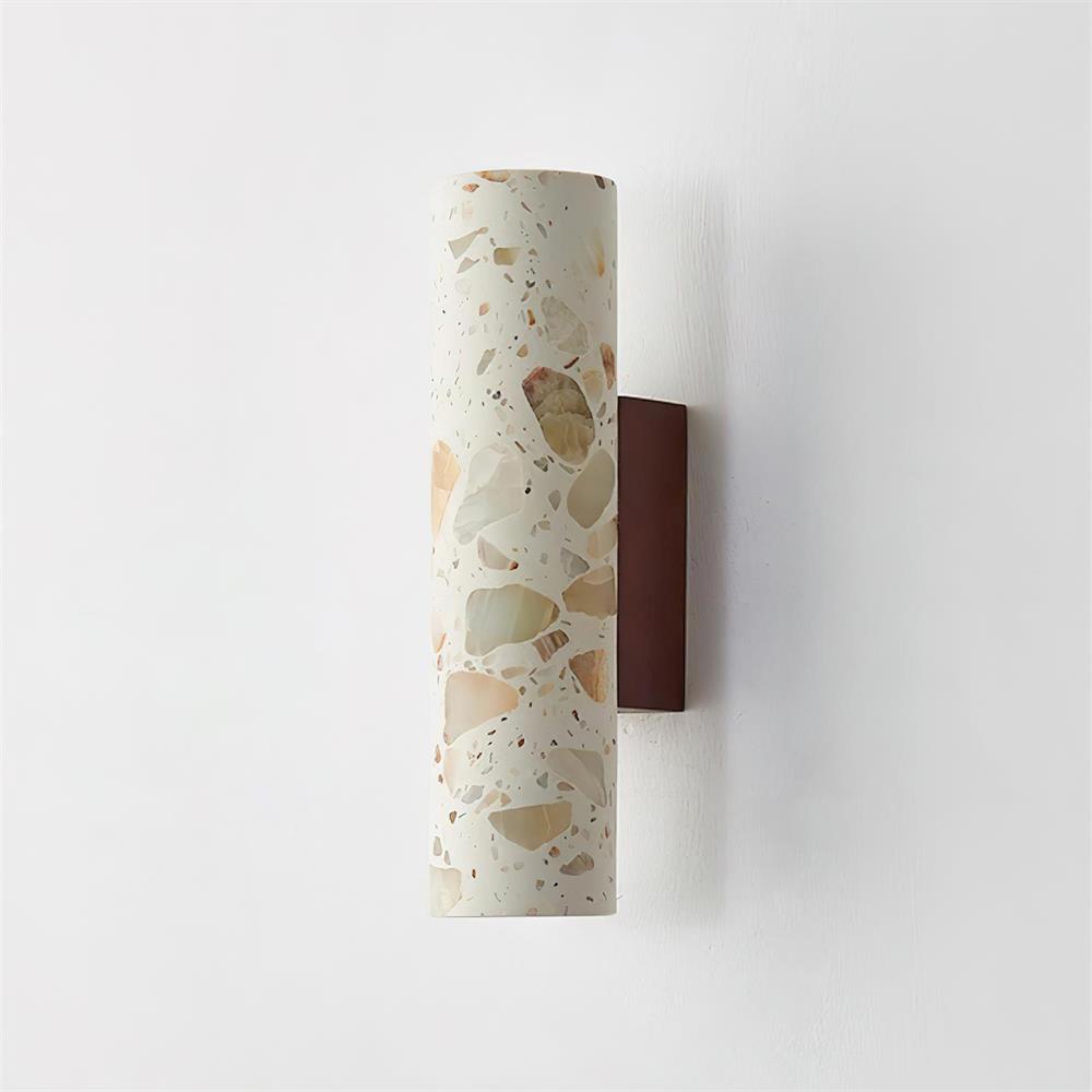 Orvian Wall Lamp Terrazzo Cylinder Minimalist-Neutral Decor