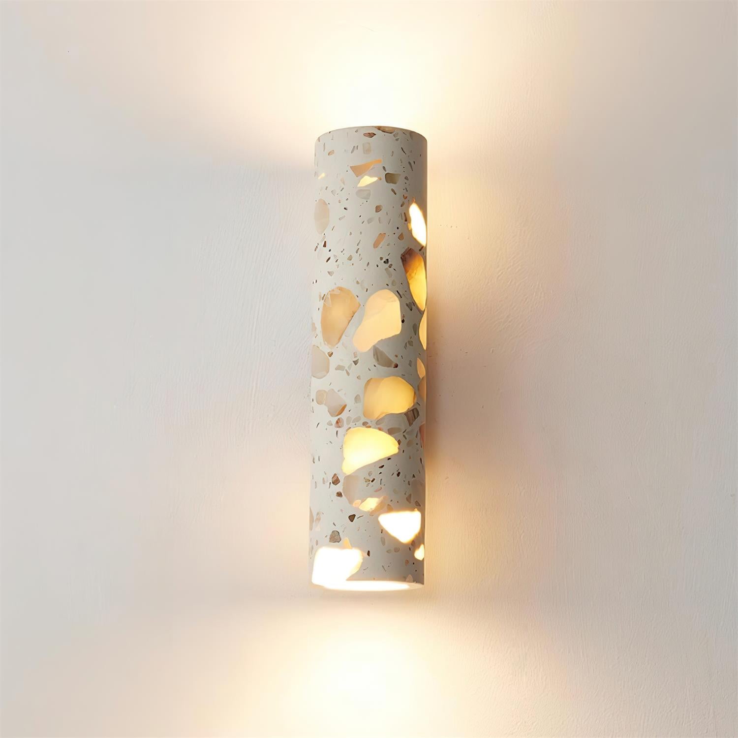 Orvian Wall Lamp Terrazzo Cylinder Minimalist-Neutral Decor