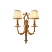 Claudine Wall Lamp with one head, front view.