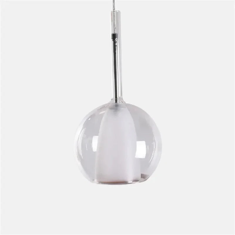 Valentina Pendant Light Glass Modern Sphere LED Dining Room - Neutral Decor