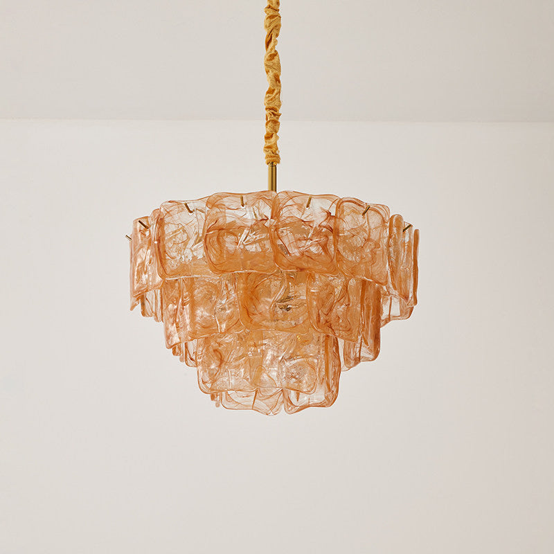 Product diagram showing the dimensions for the 60cm Clementine chandelier.