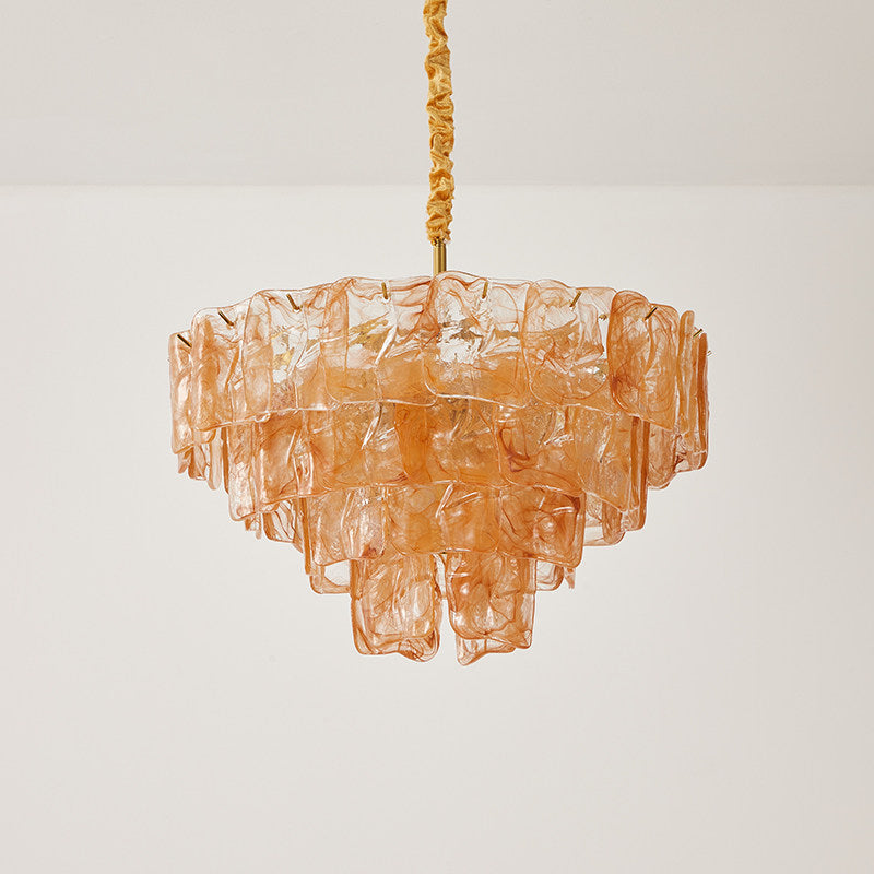 Ambelia Tiered Glass Chandelier
